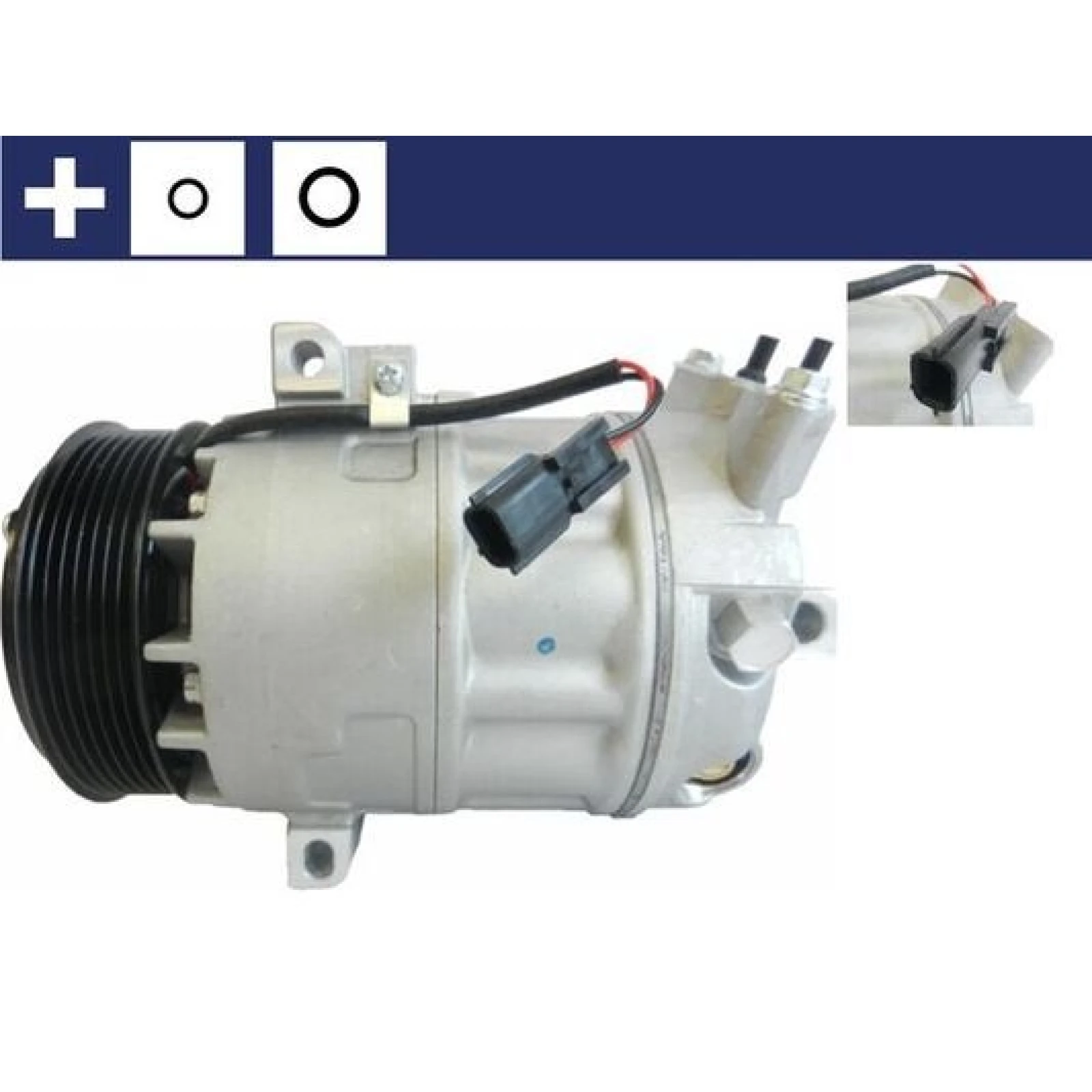 ACP 610 000S MAHLE Klimakompressor 610 000S, 12 V, DCS-17IC, R1234yf/R134a – u. a. für Opel Movano B Kasten (X62), B Pritsche/Fahrgestell (X62),