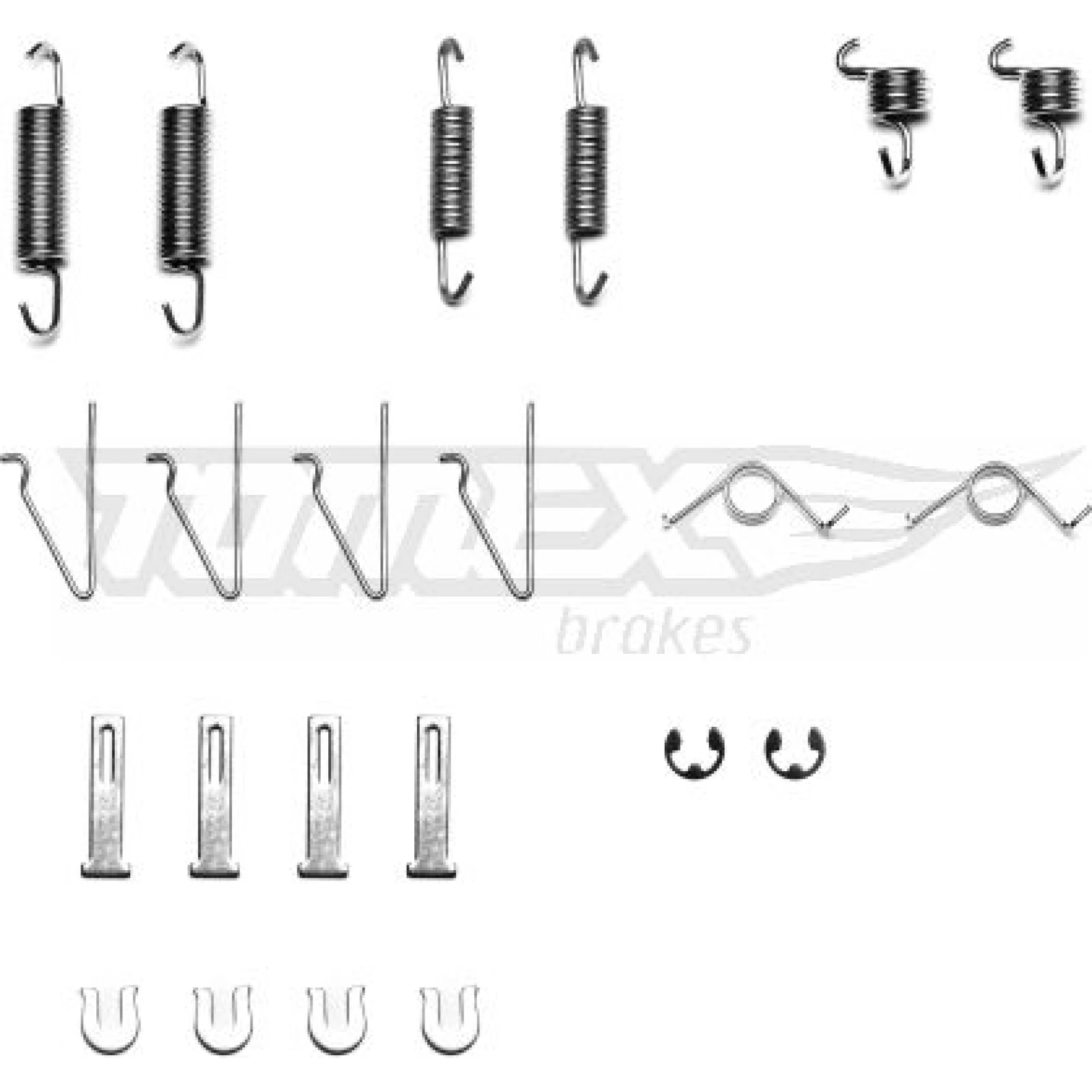 TOMEX brakes Zubehörsatz, Bremsbacken TX 40-40