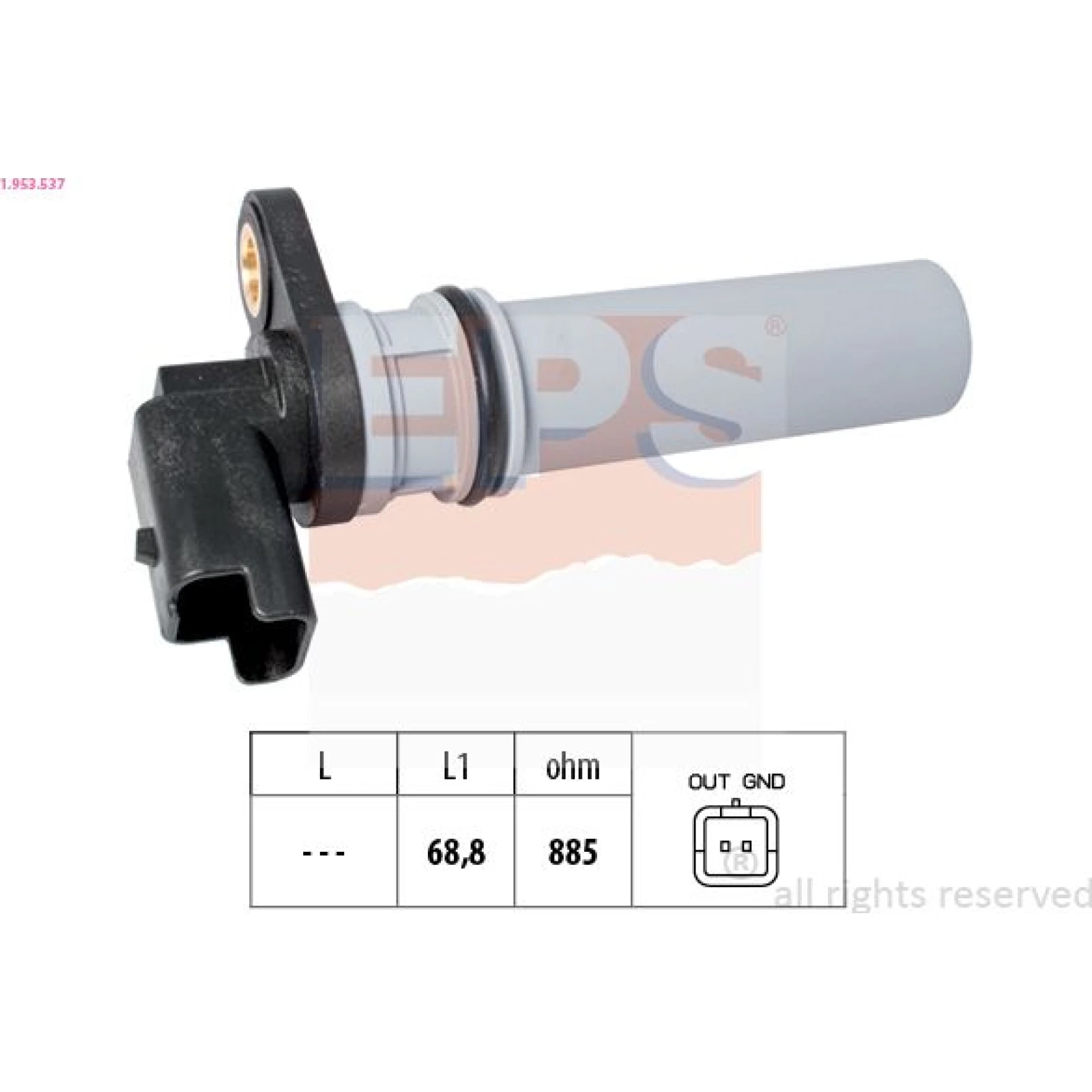Drehzahlsensor, Automatikgetriebe 1.953.537
