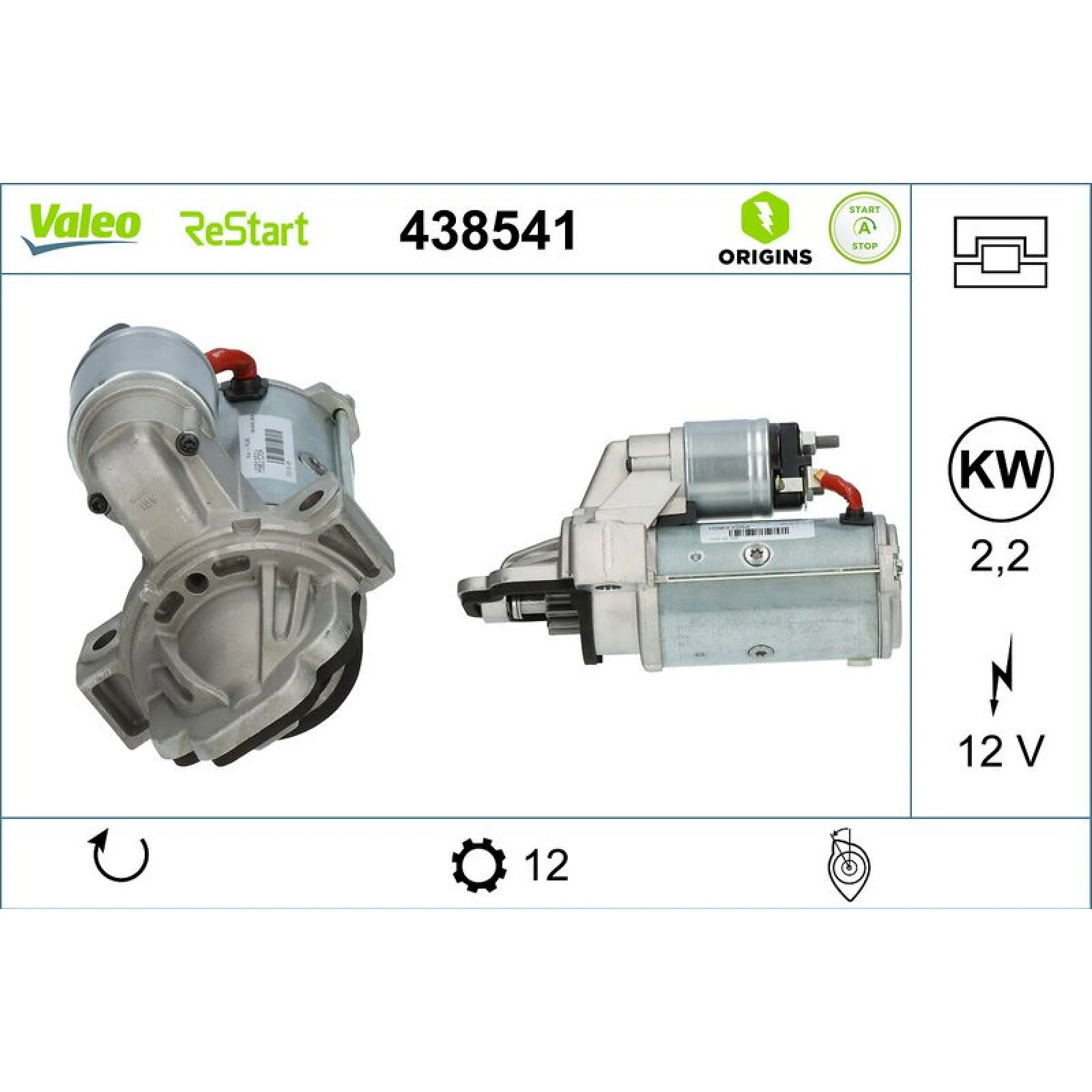 VALEO Anlasser 438541