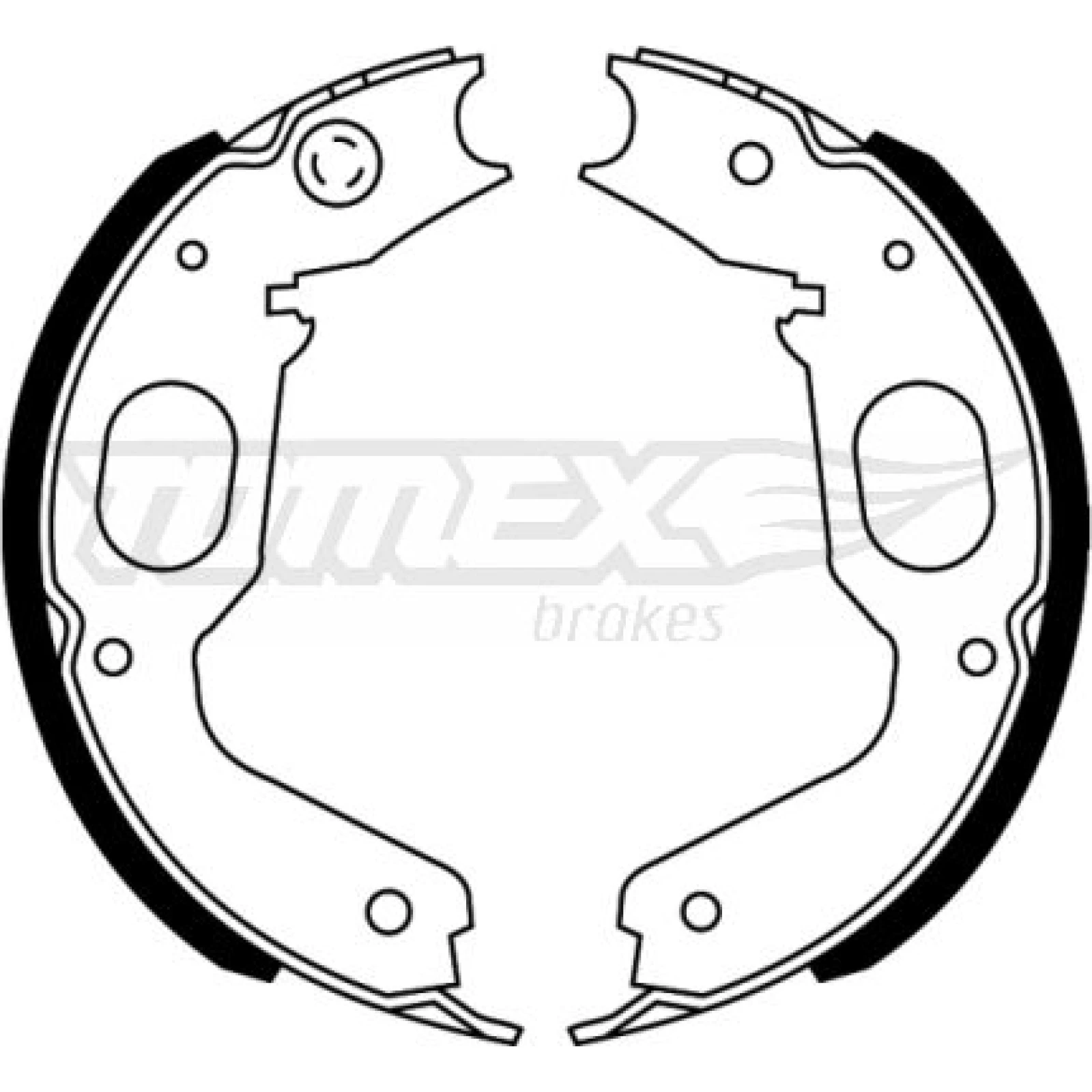 TOMEX brakes Bremsbackensatz TX 22-73