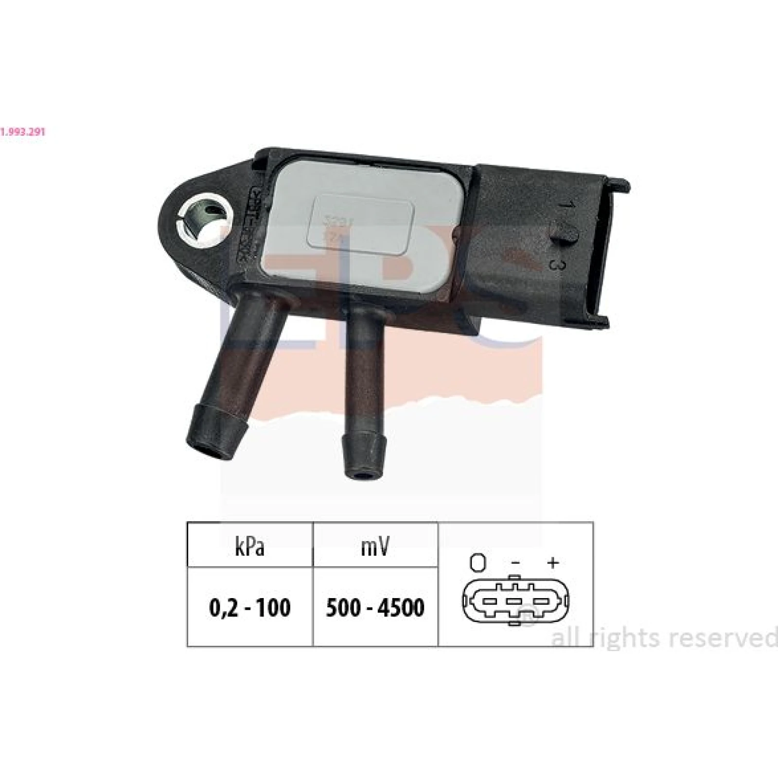 Sensor, Saugrohrdruck 1.993.291