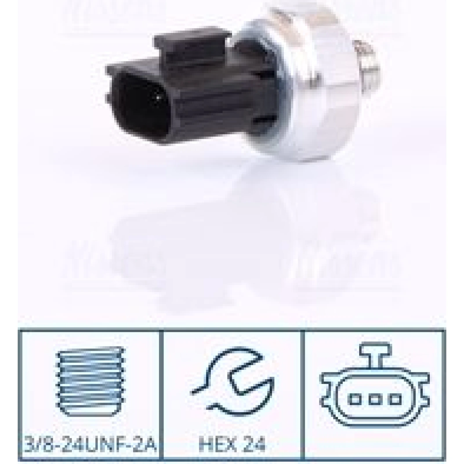 NISSENS Druckschalter, Klimaanlage 301100