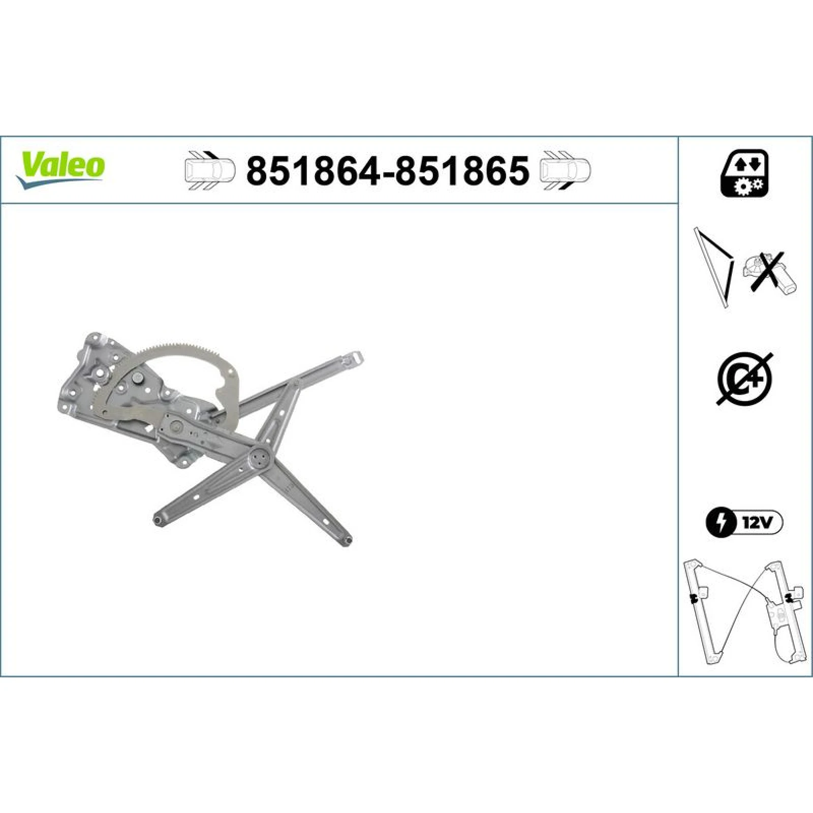 VALEO Fensterheber 851865