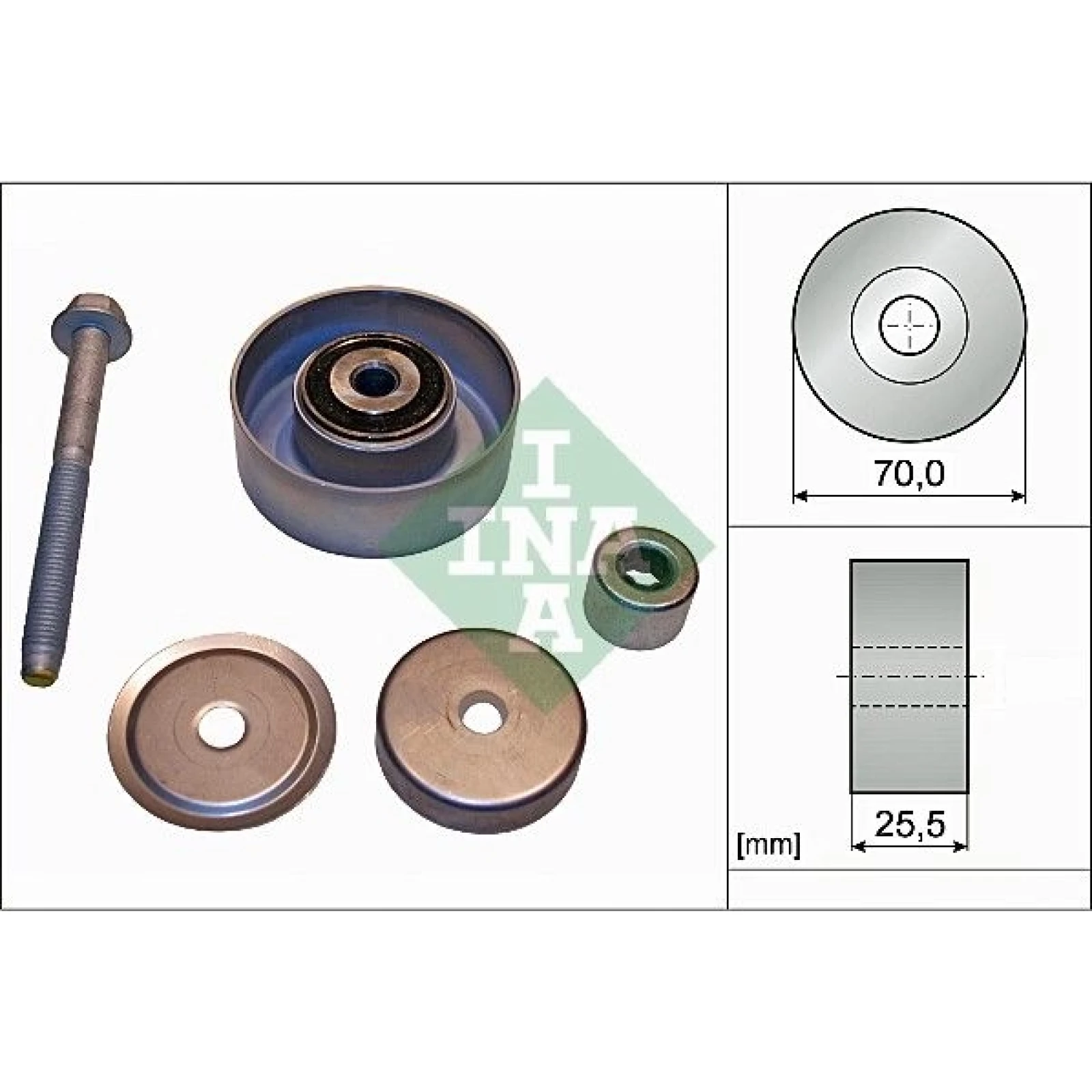 Umlenk-/Führungsrolle, Keilrippenriemen 532 0665 10