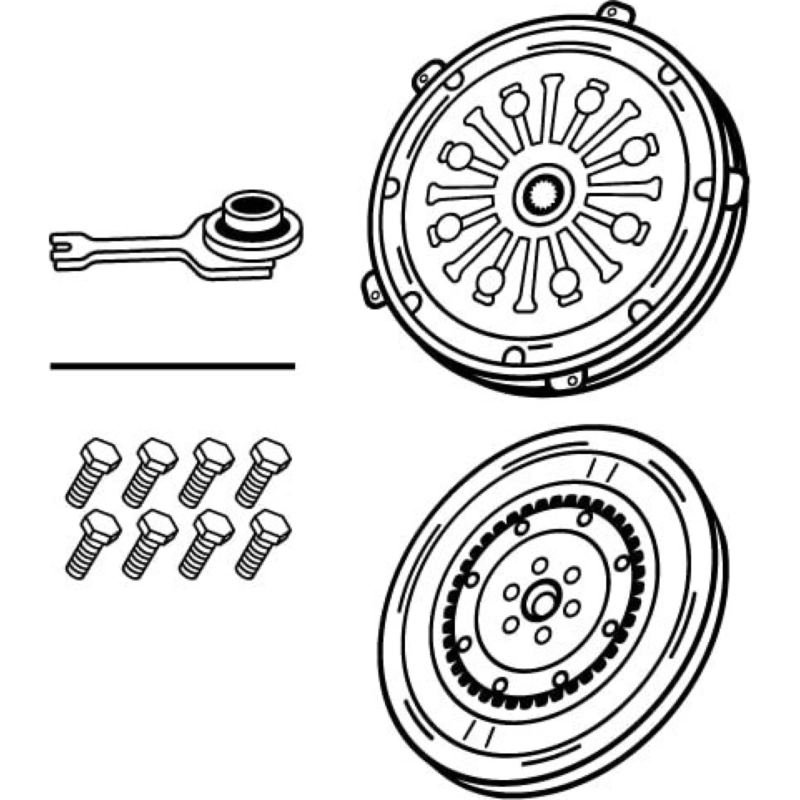 Valeo Kupplungssatz 855302