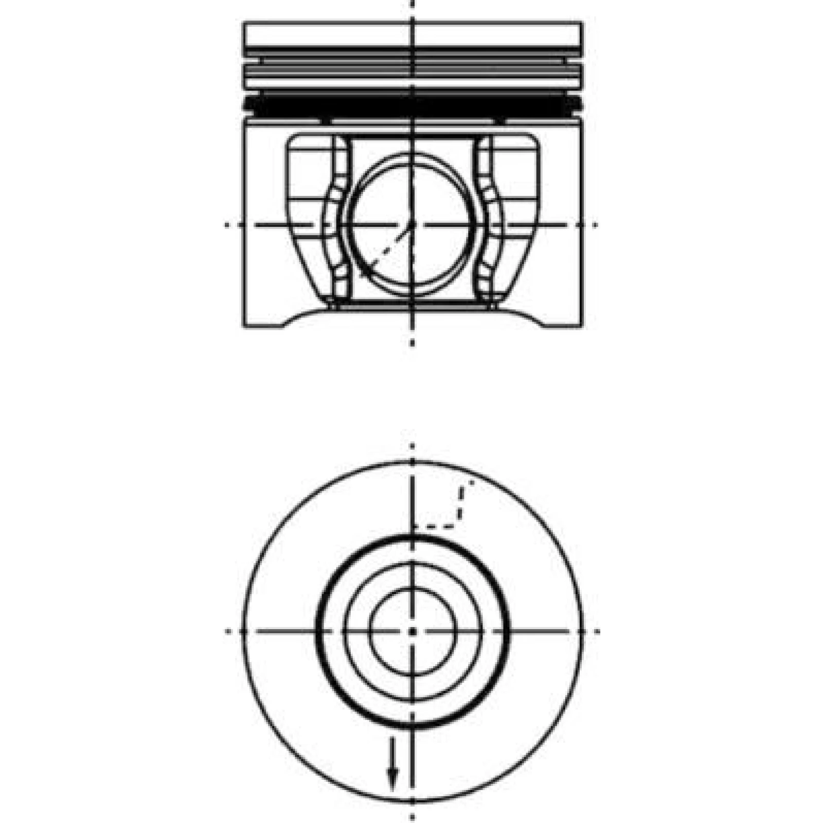 Kolben 40830600
