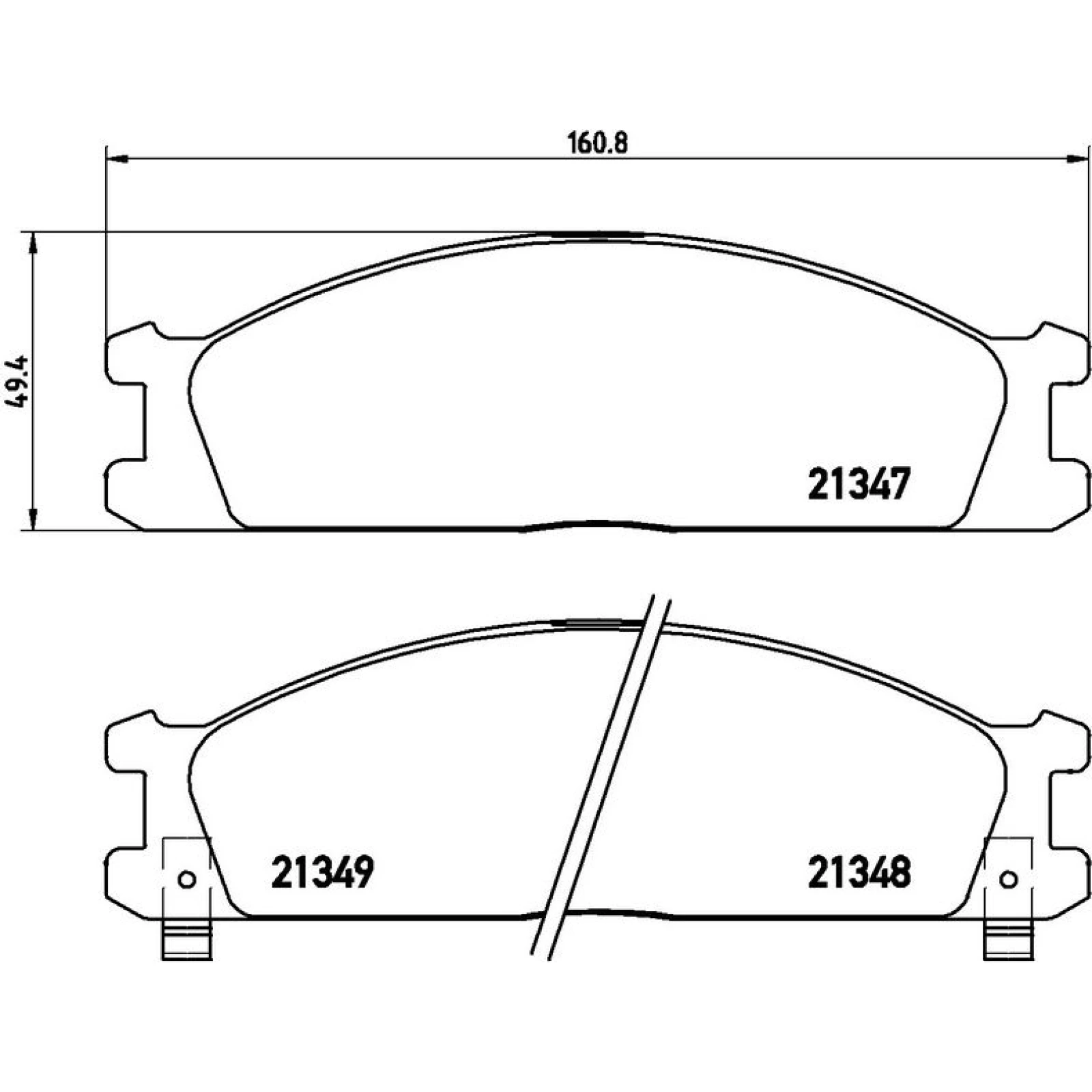 BREMBO Bremsklötze VA P 24 026