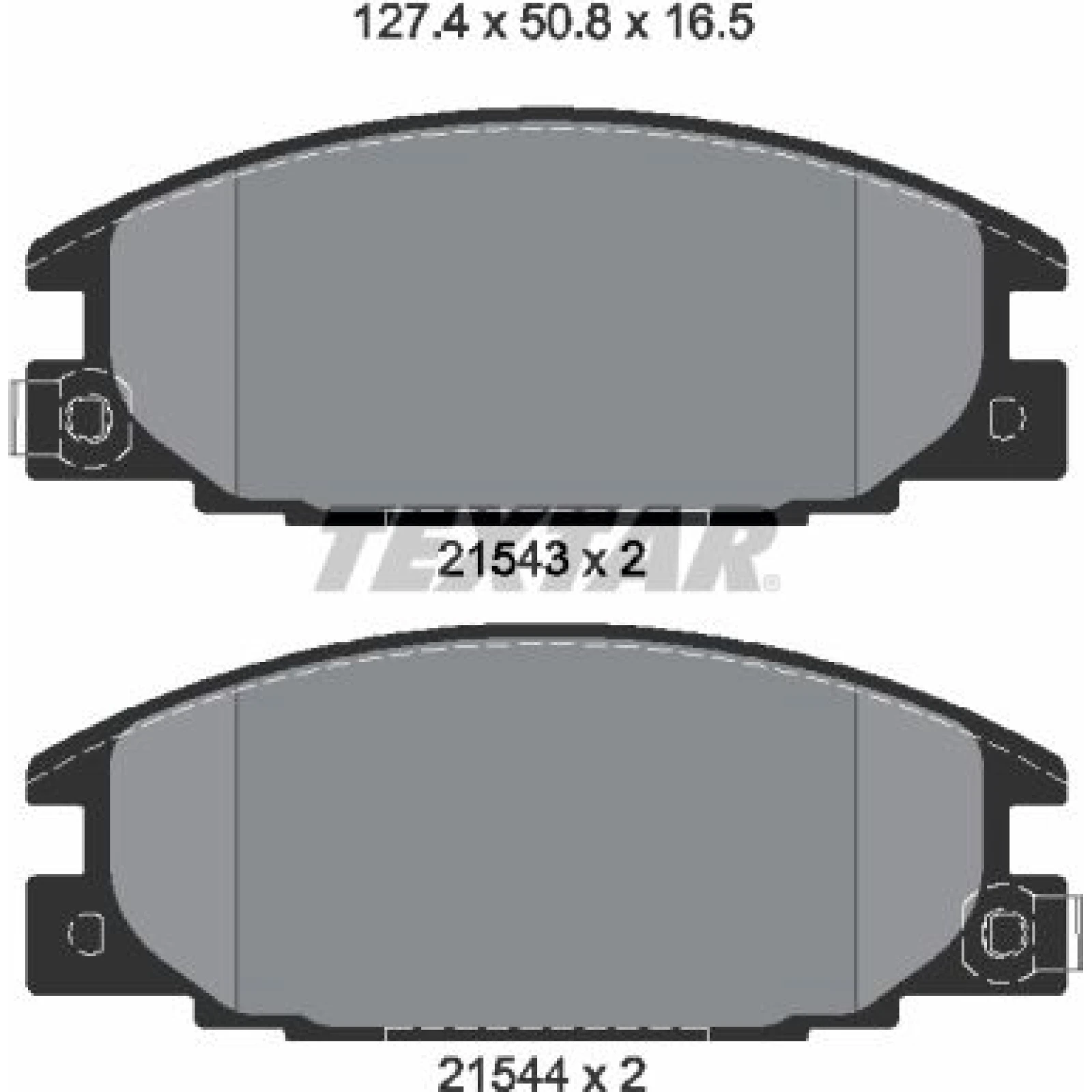 Bremsbelagsatz Opel P. Frontera 2154302