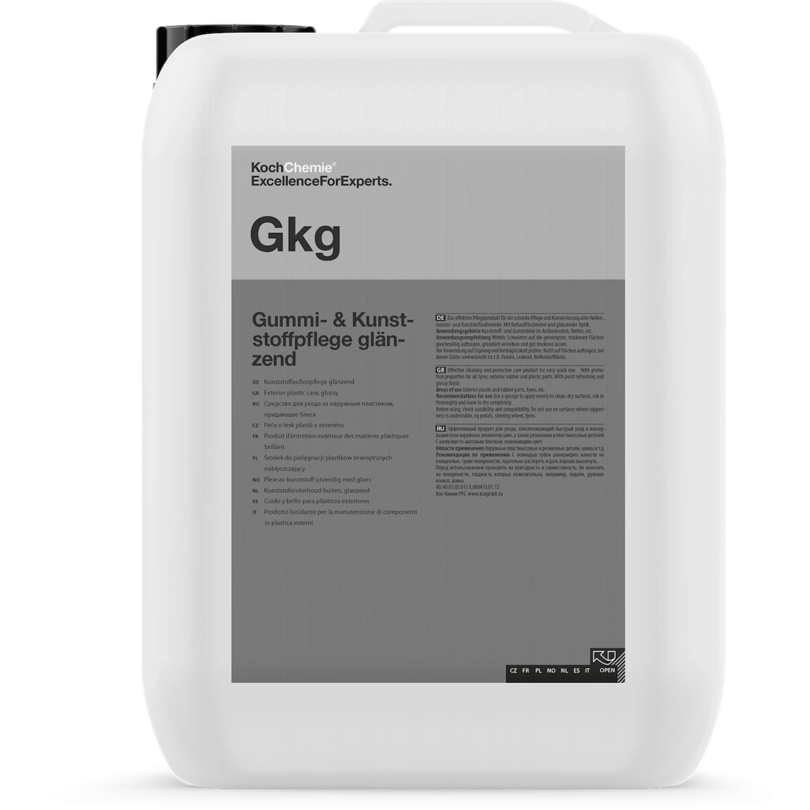 Koch Chemie Gummi- & Kunststoffpflege glänzend 10l 295010