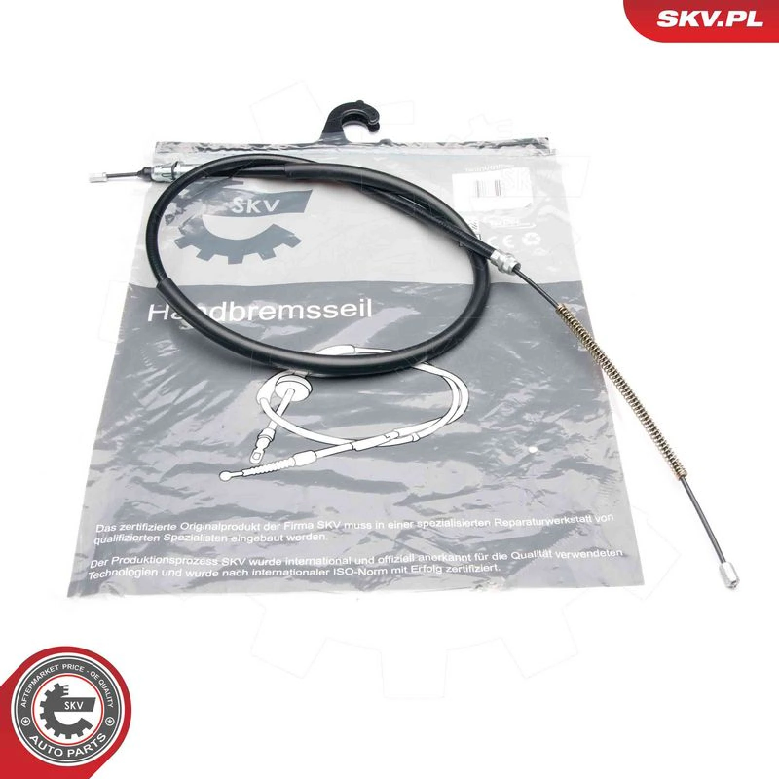 SKV GERMANY Handbremsseil Seilzug Festellbremse 25SKV436