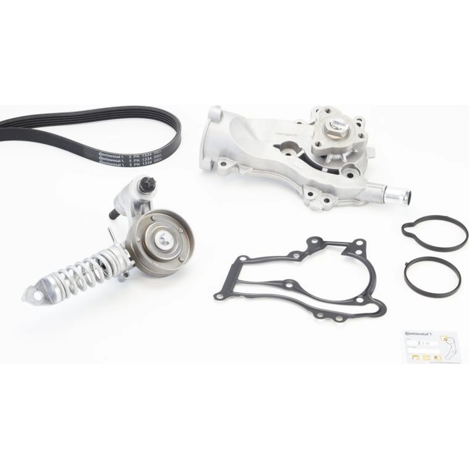 CONTINENTAL CTAM Wasserpumpe + Keilrippenriemensatz 5PK1334WP1