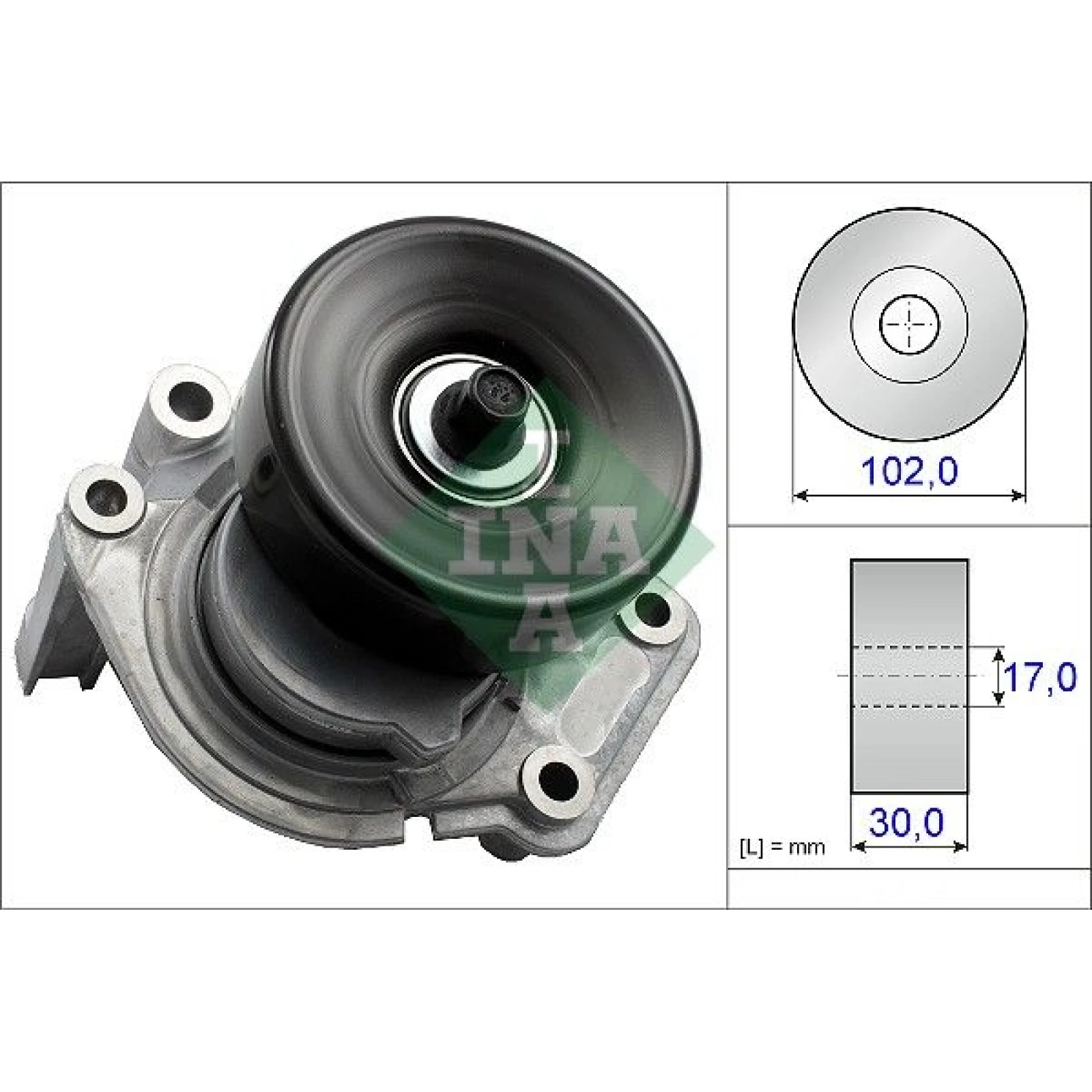 INA Spannarm, Keilrippenriemen 534 0350 10