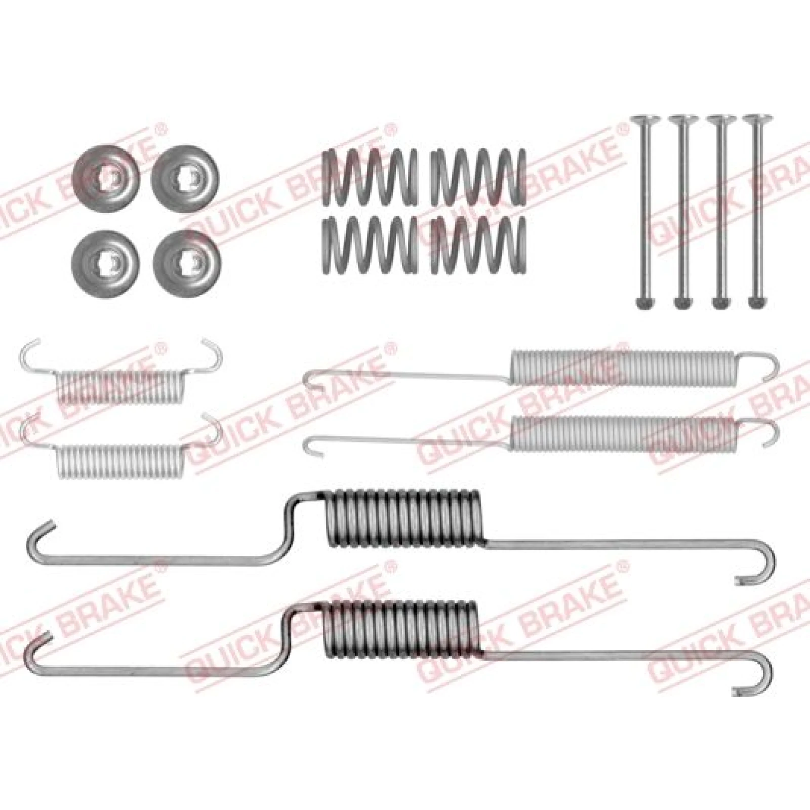 105-0026X-02 Quick Brake Zubehörsatz für Bremsbacken 105-0026X-02