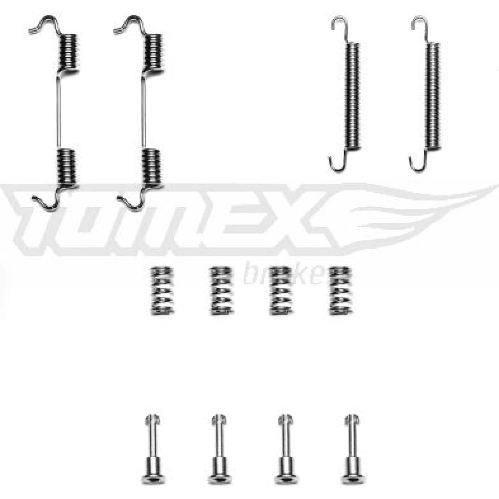 TOMEX brakes Zubehörsatz, Bremsbacken TX 40-24