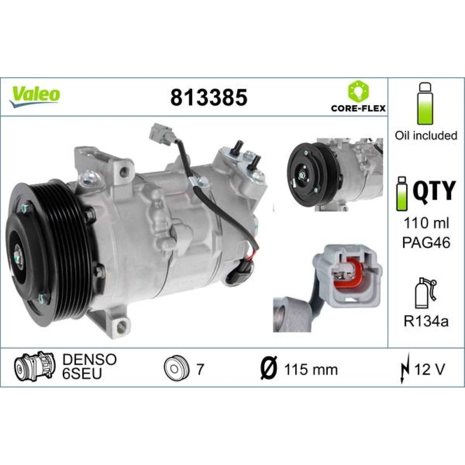 Kompressor, Klimaanlage 813385