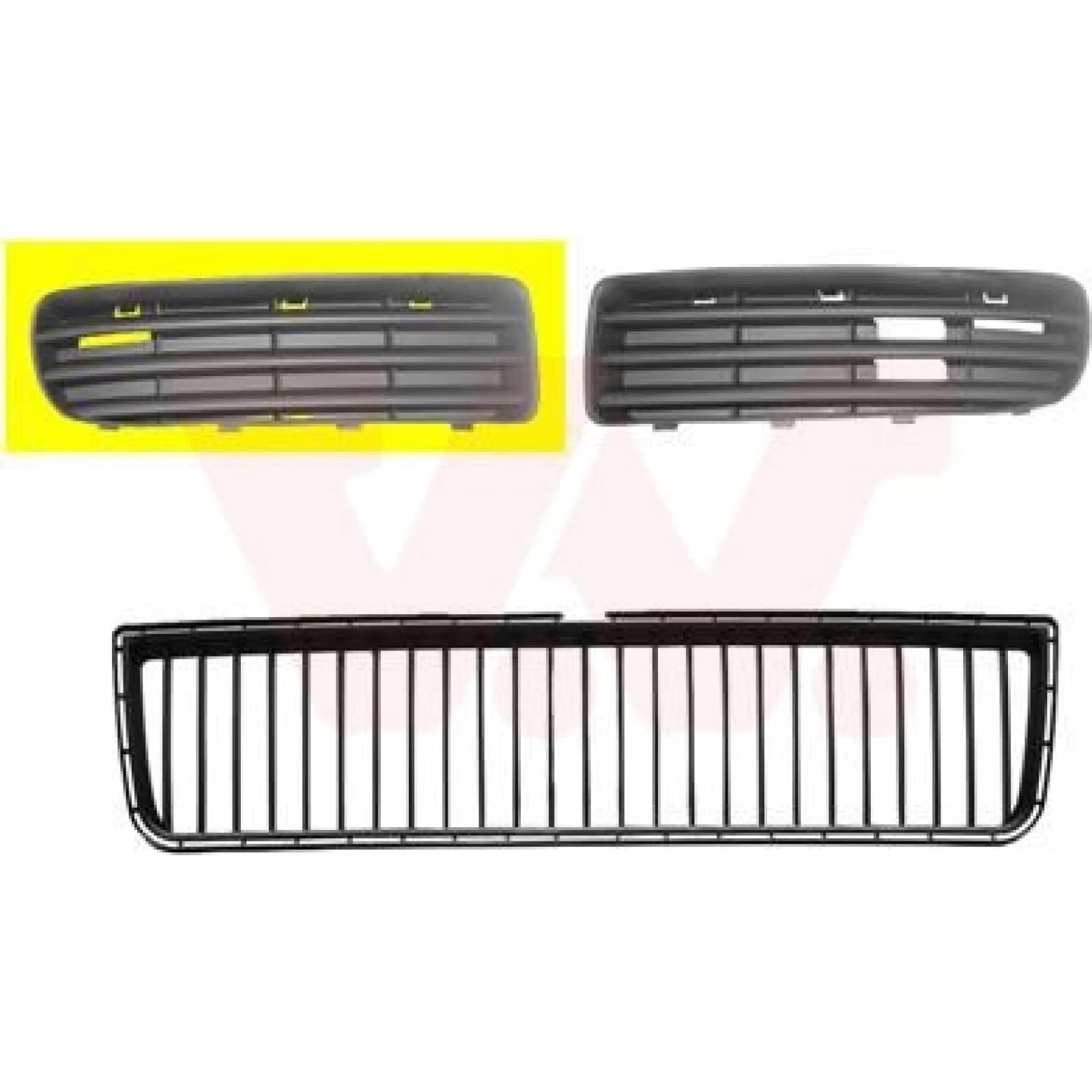 VAN WEZEL Lüftungsgitter, Stoßfänger 7621592