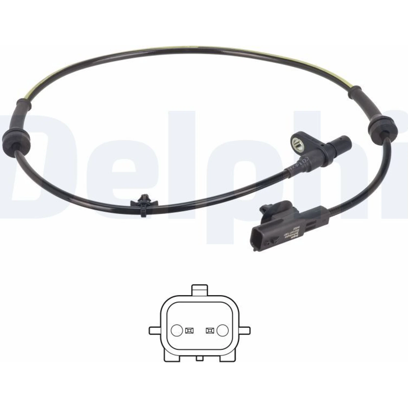 DELPHI Sensor, Raddrehzahl SS21257-12B1