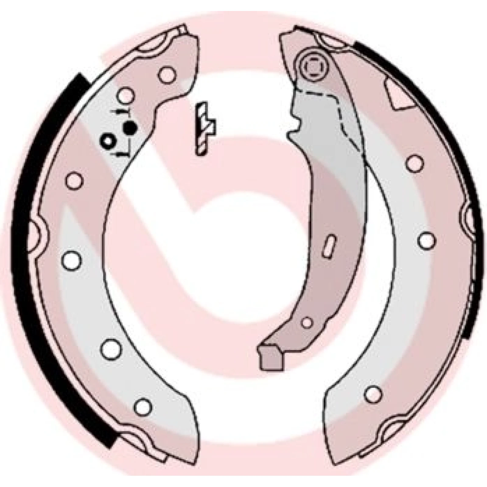 Bremsbackensatz HA S 61 520