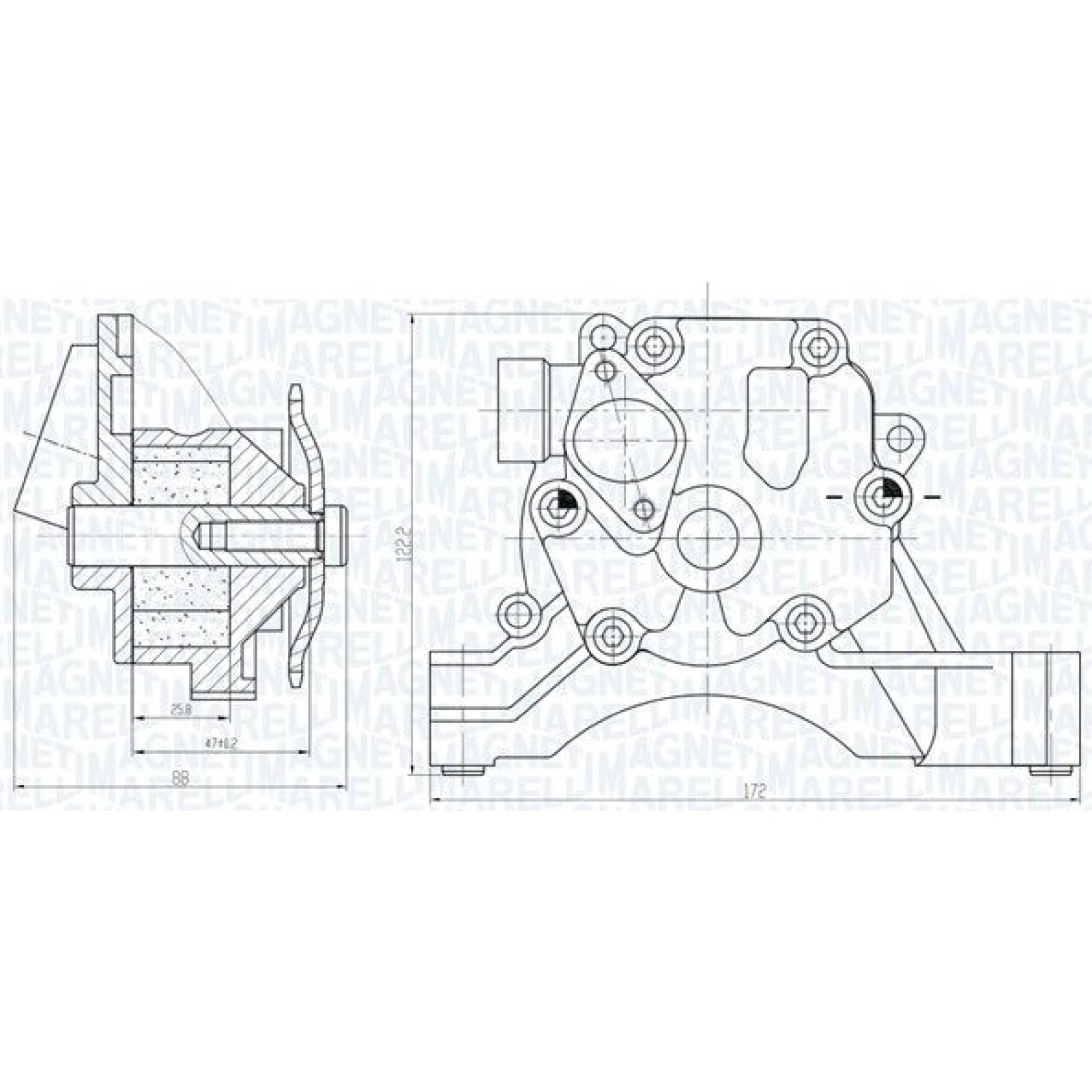 MAGNETI MARELLI Ölpumpe 351516000033