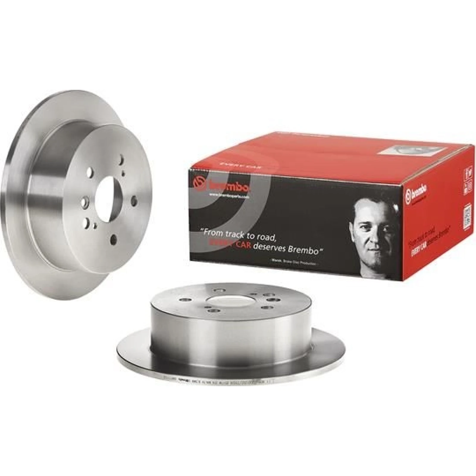 Brembo Prime Bremsscheibe Hinterachse, Ø 288 × 10 mm, massiv – 08.A111.10