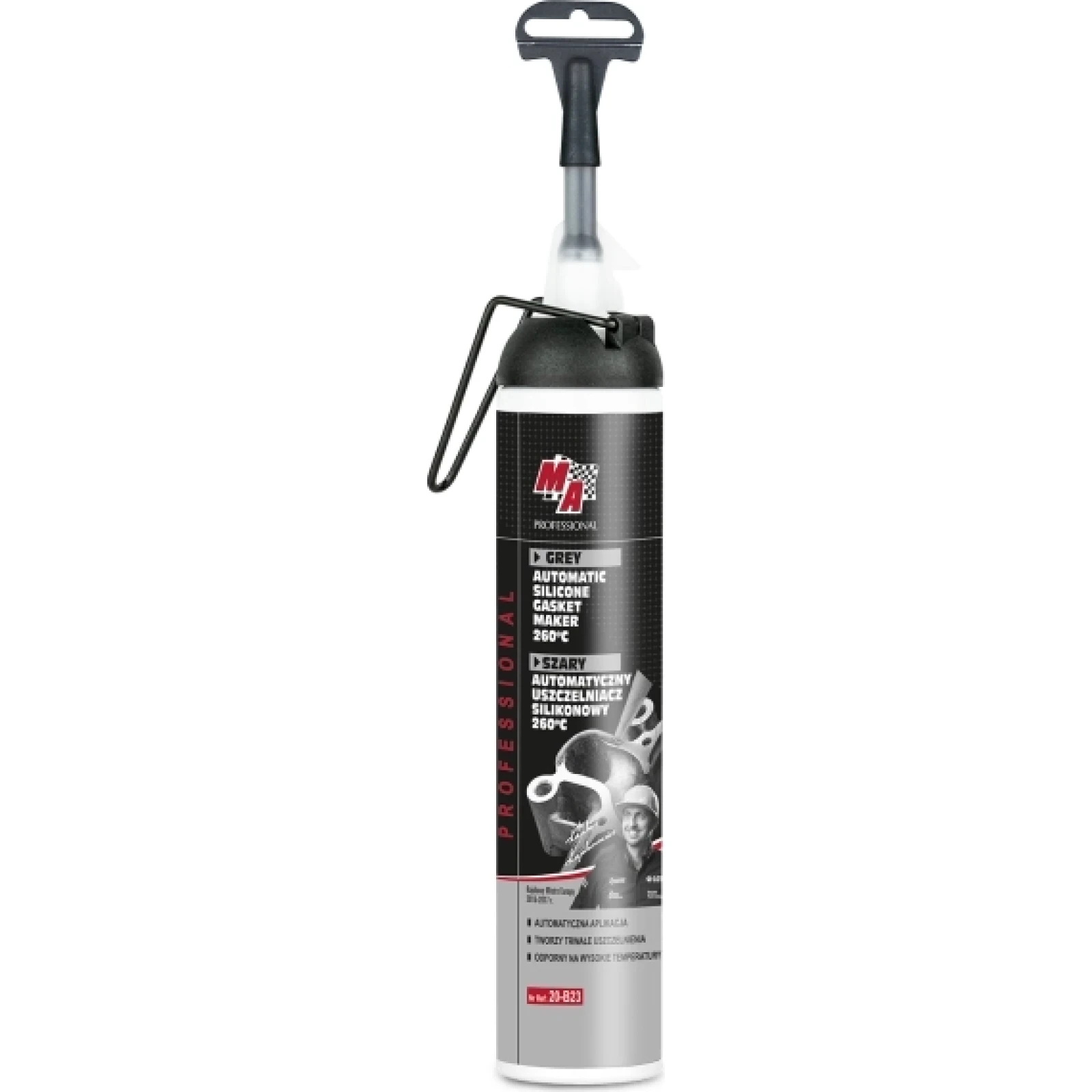 Silikon-Dichtungsmittel 200 Ml / Grau / Automatisch / -50 C Bis 260 C 20-B23