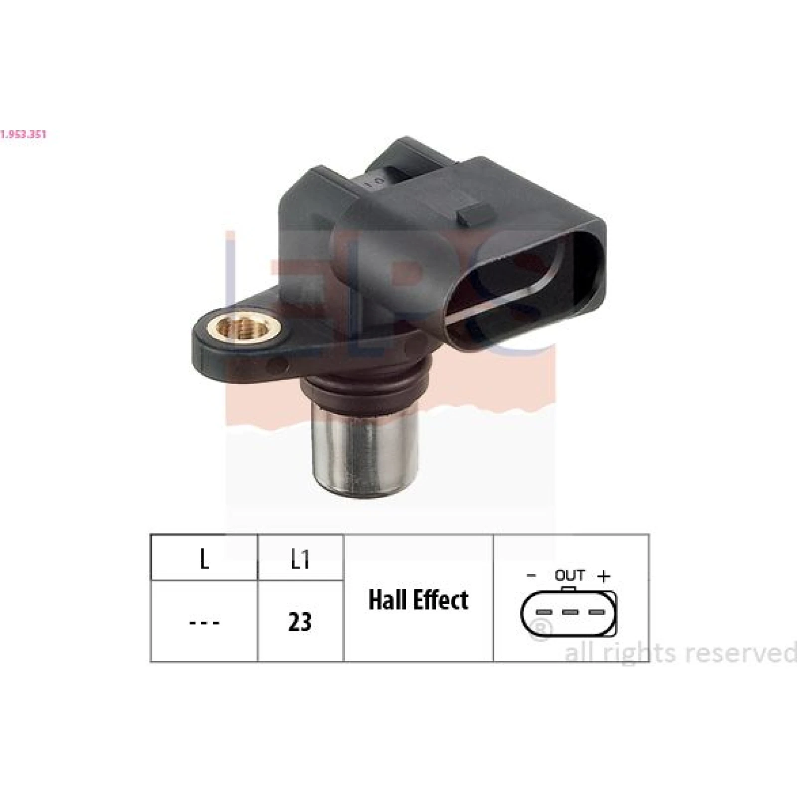 Sensor, Nockenwellenposition 1.953.351