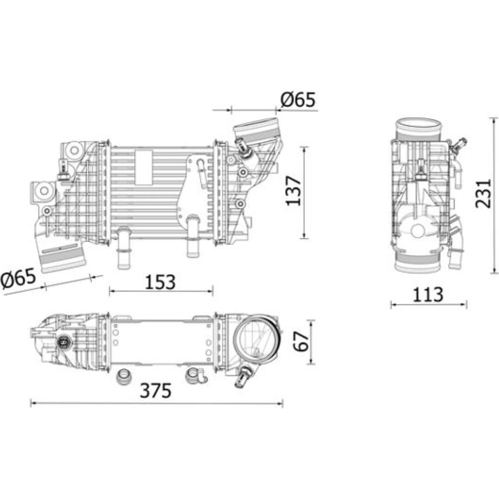 LADELUFTKÜHLER CI663000P