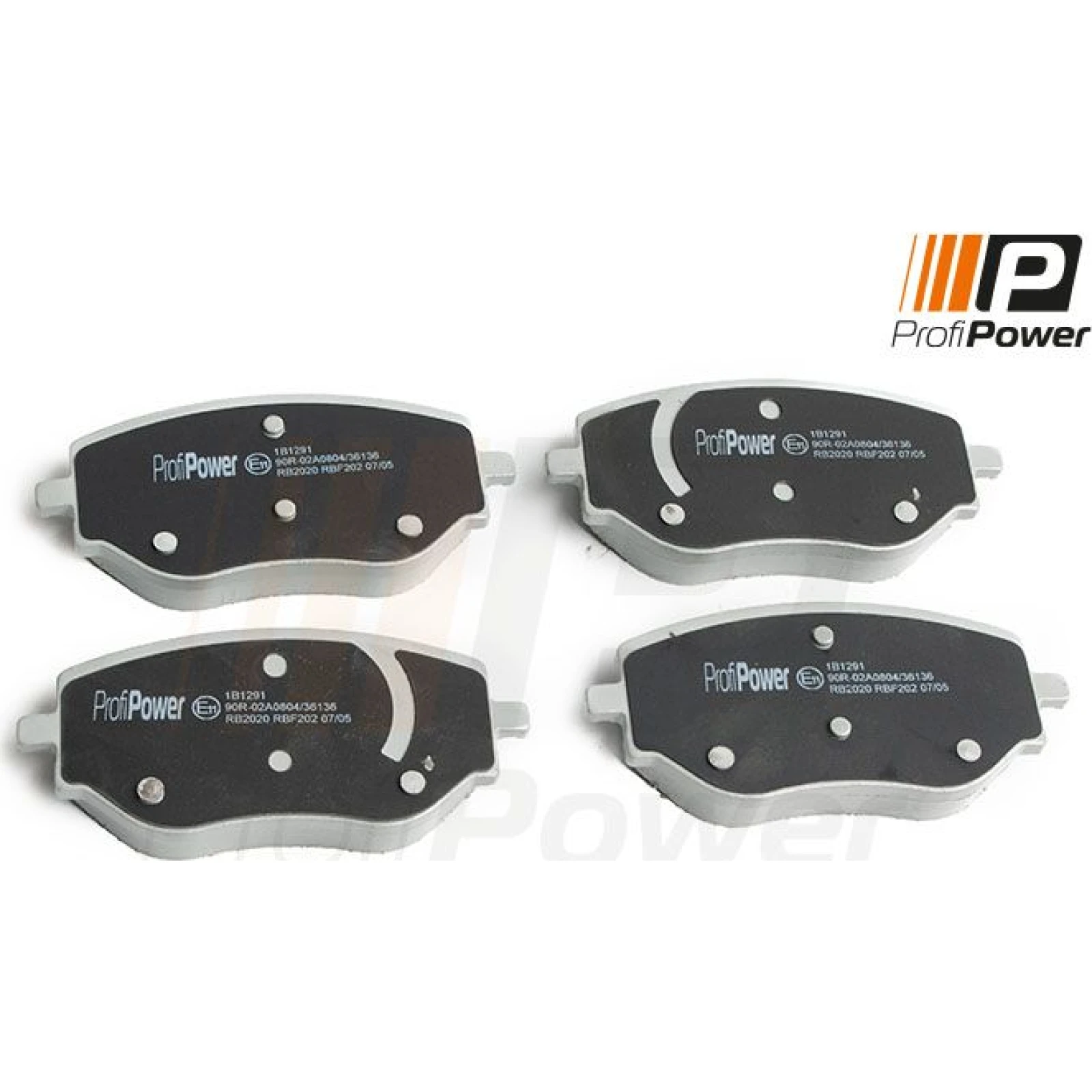 PROFIPOWER Bremsbelagsatz, Scheibenbremse 1B1291