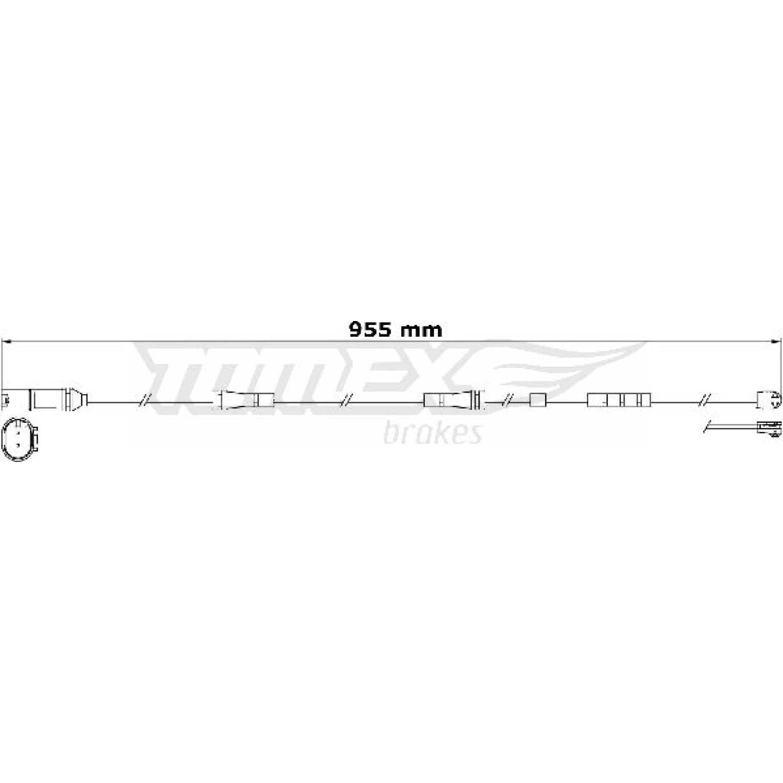 TOMEX brakes Warnkontakt, Bremsbelagverschleiß TX 31-22