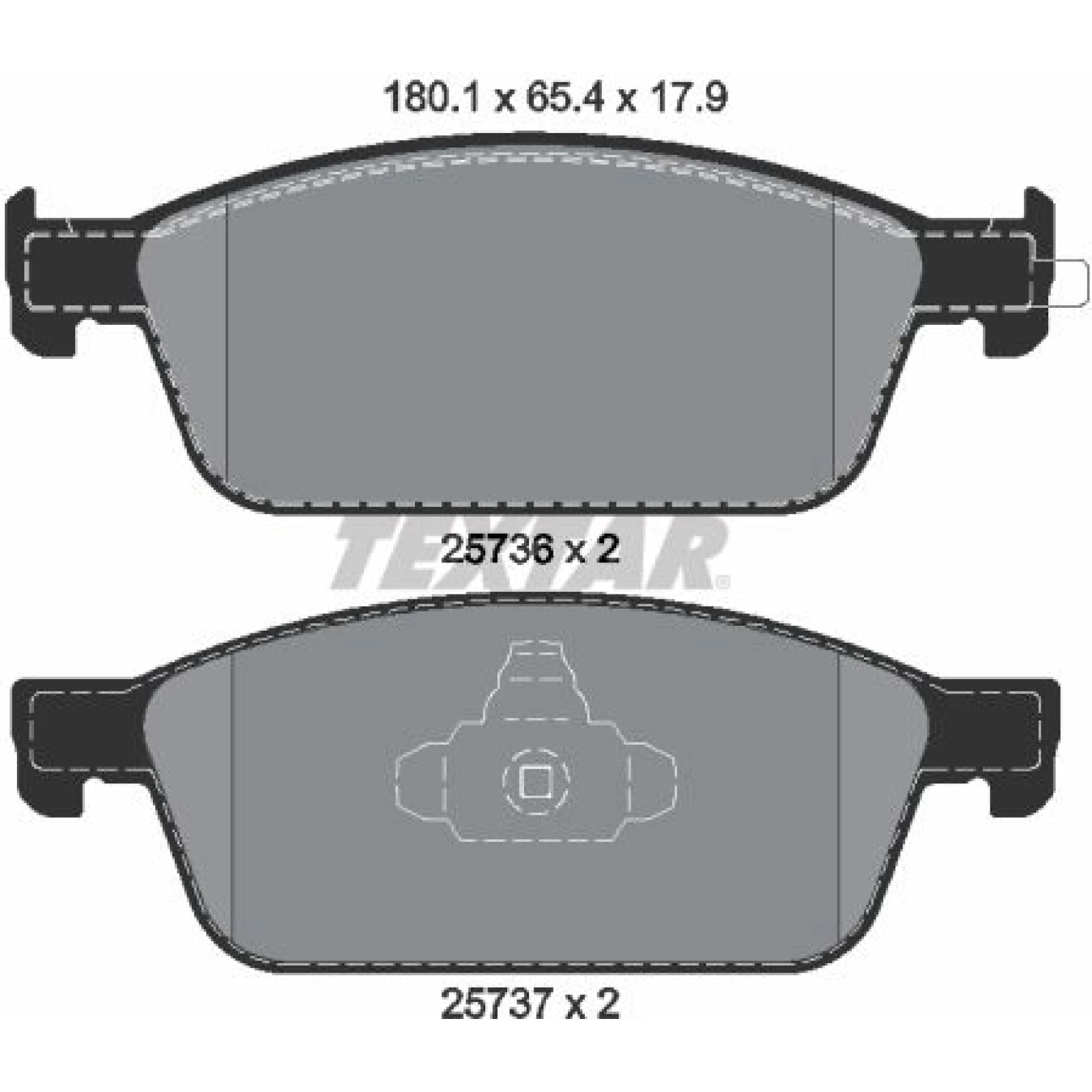 Bremsbelagsatz Ford P. Focus/Kuga/Tourneo/Transit 12 2573601