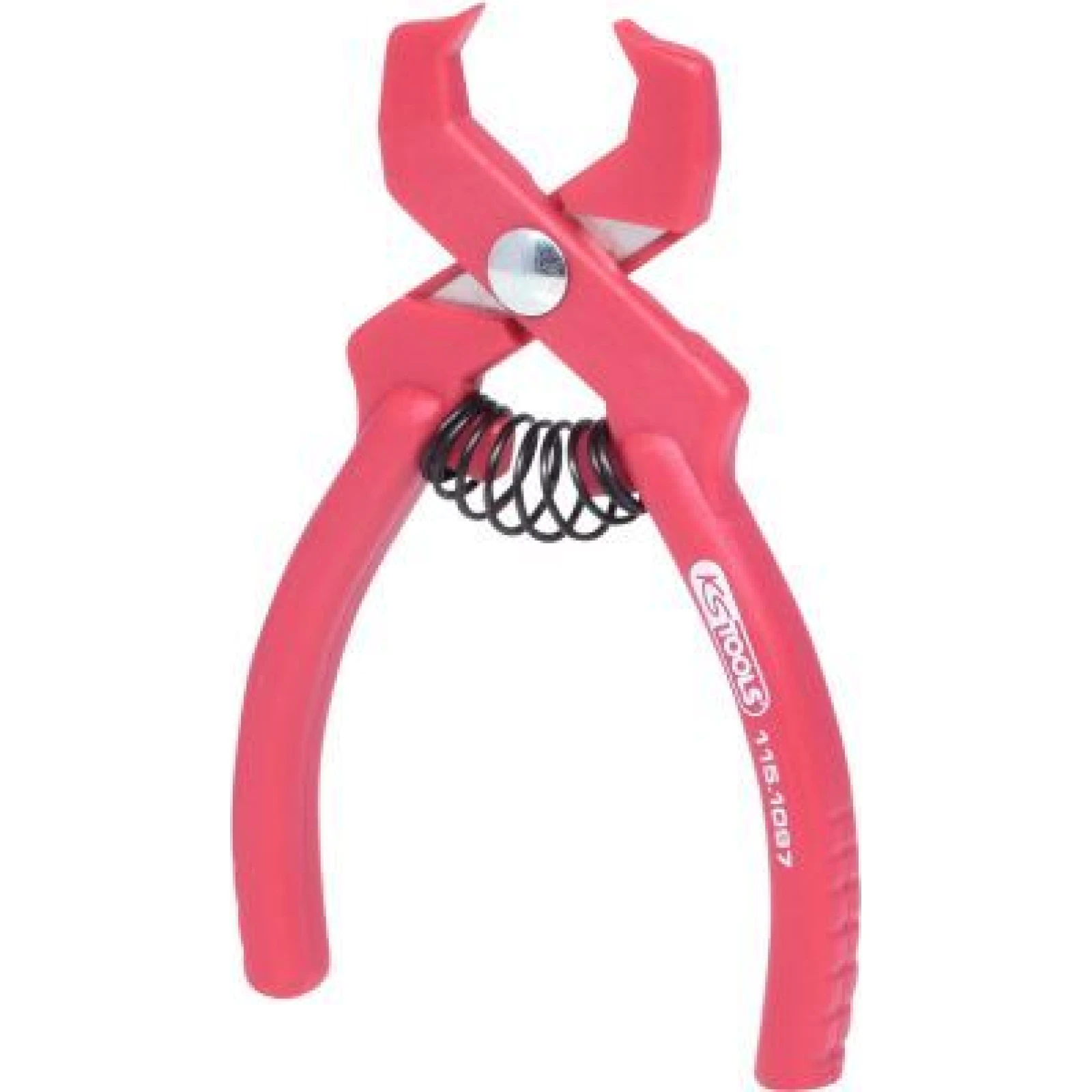 KS TOOLS Nietlösezange, rot, gebogen, 100 mm 115.1097