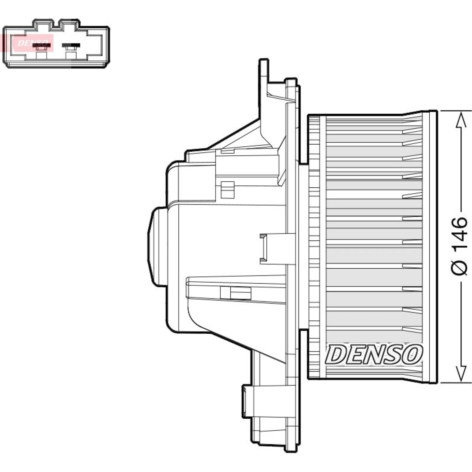 DENSO Innenraumgebläse DEA21014