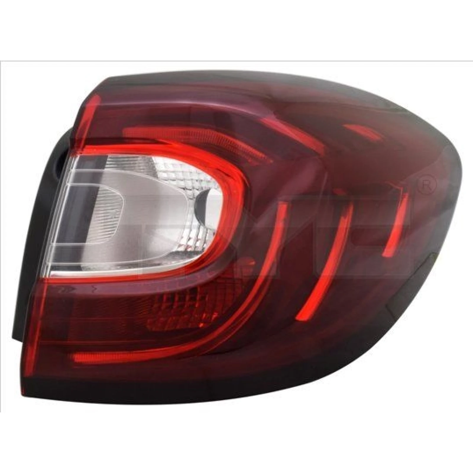 Heckleuchte A R O K-PLATTE PY21W/LED ROT/WEISS 11-14427-06-2