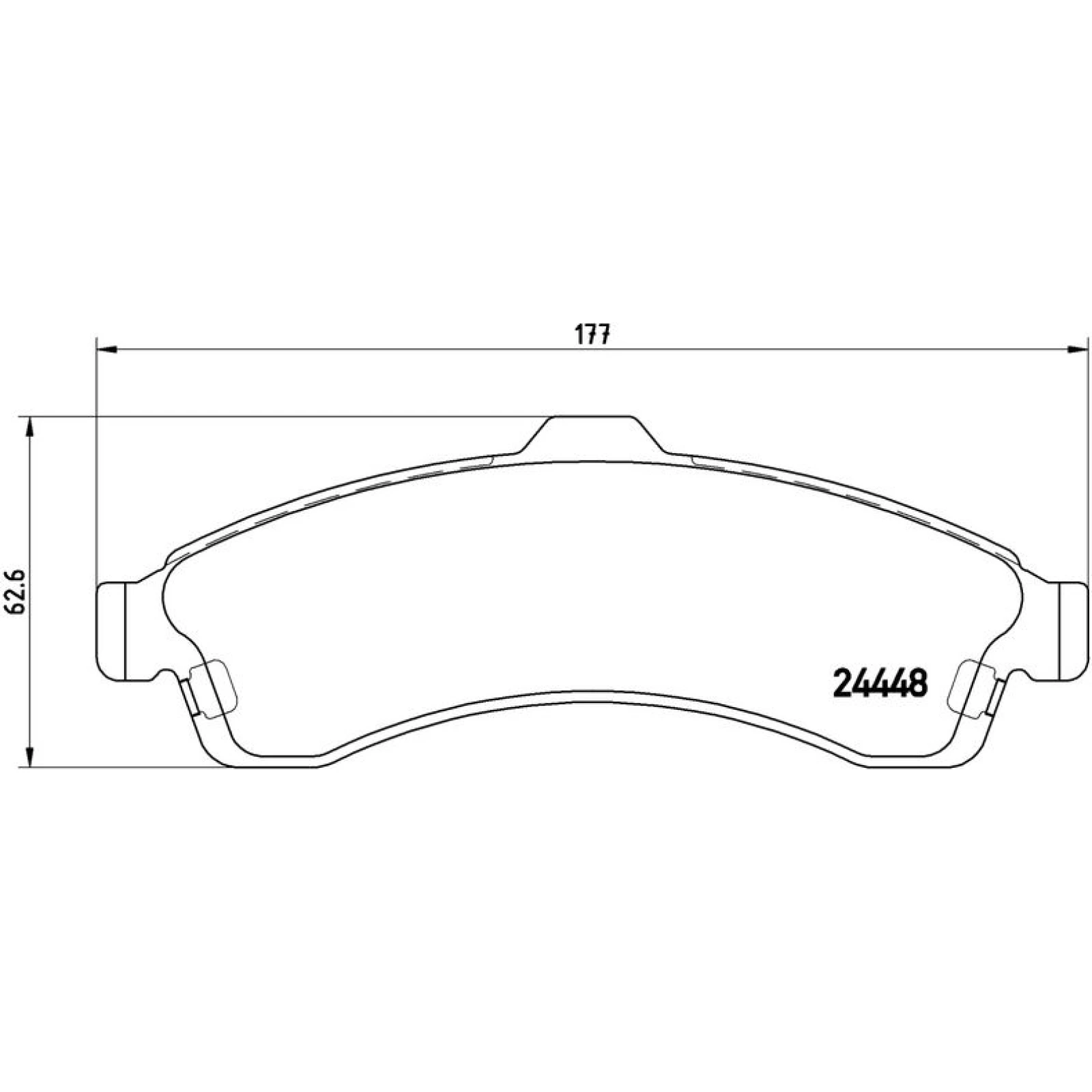 BREMBO Bremsklötze VA P 10 009