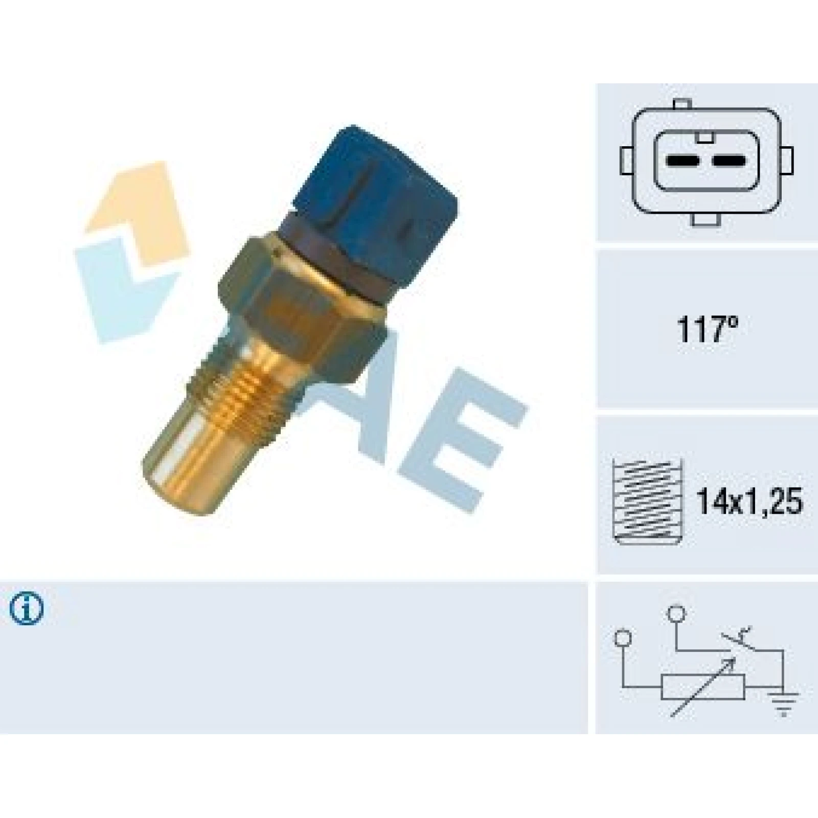 FAE Sensor, Kühlmitteltemperatur 34440