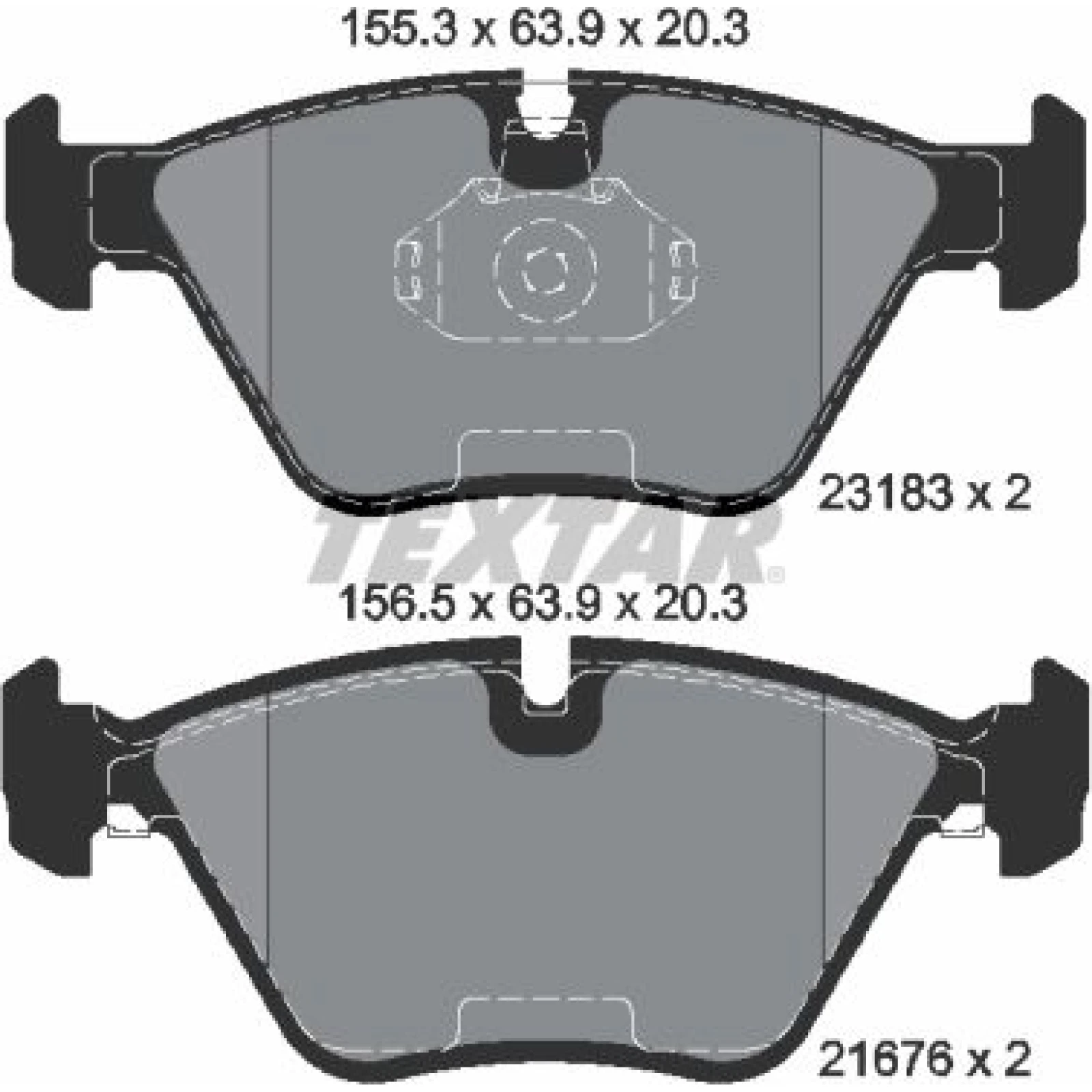 Bremsbelagsatz Bmw S. E83 X3 04-/E46 98- 330D 2318302