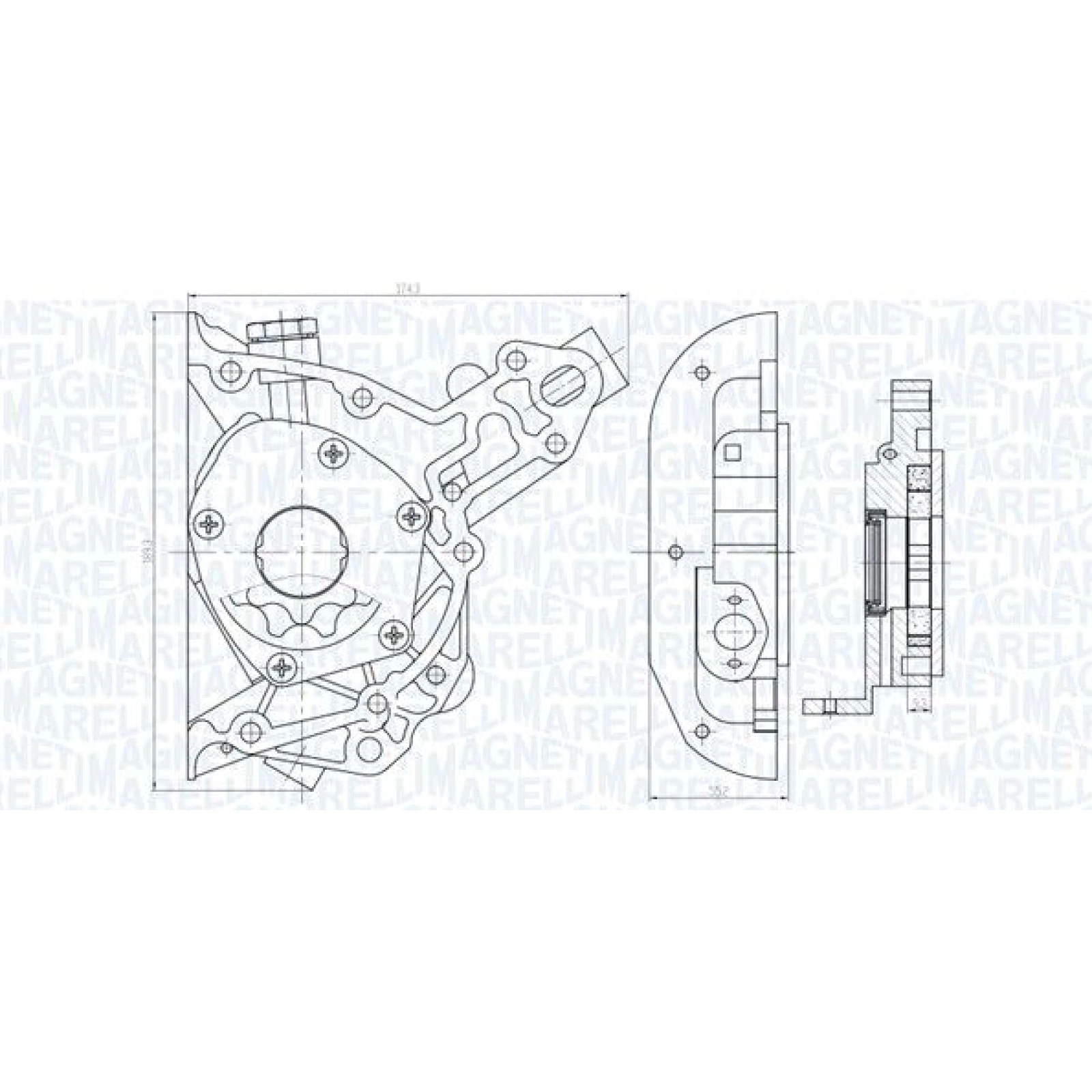 Magneti Marelli Ölpumpe 351516000025