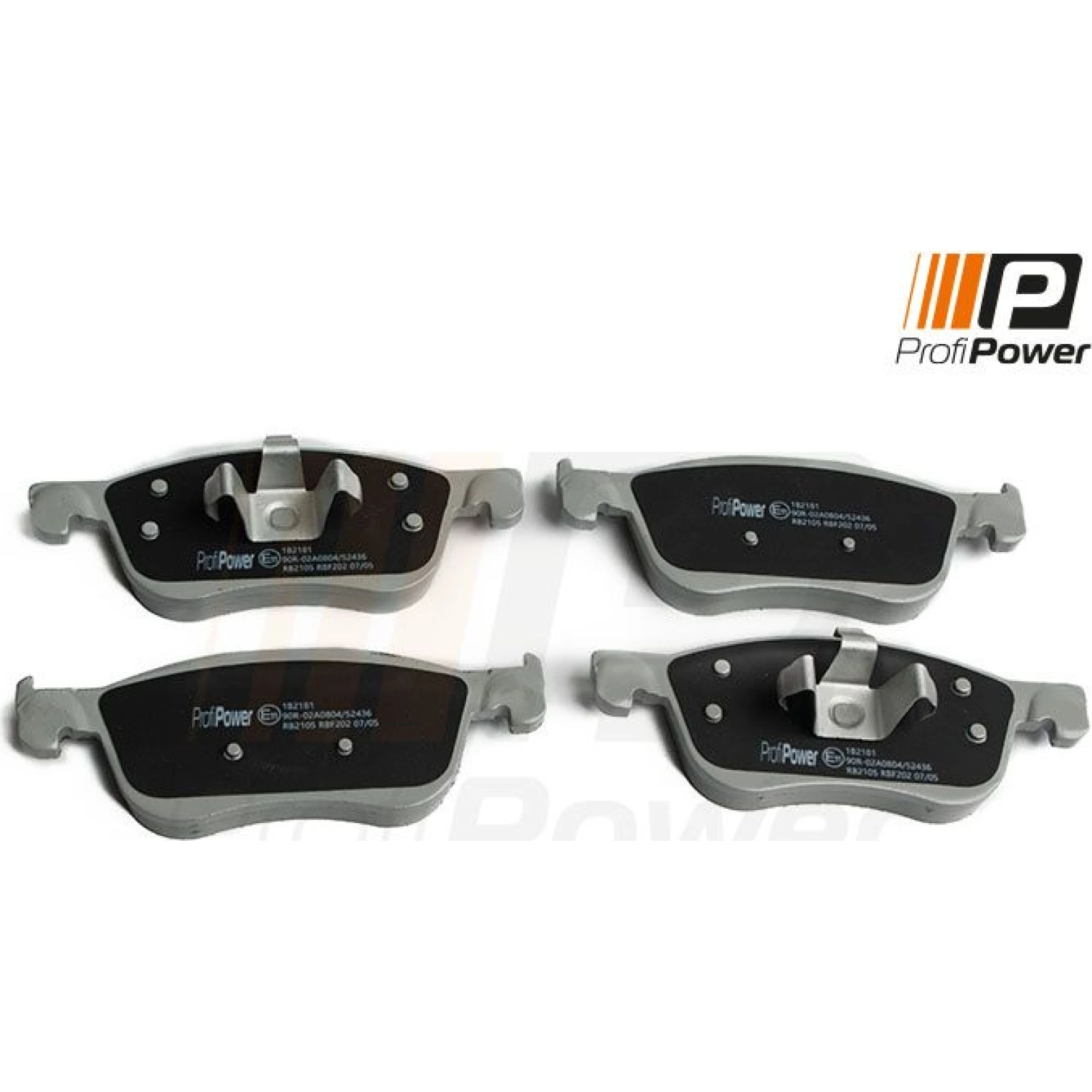PROFIPOWER Bremsbelagsatz, Scheibenbremse 1B2181