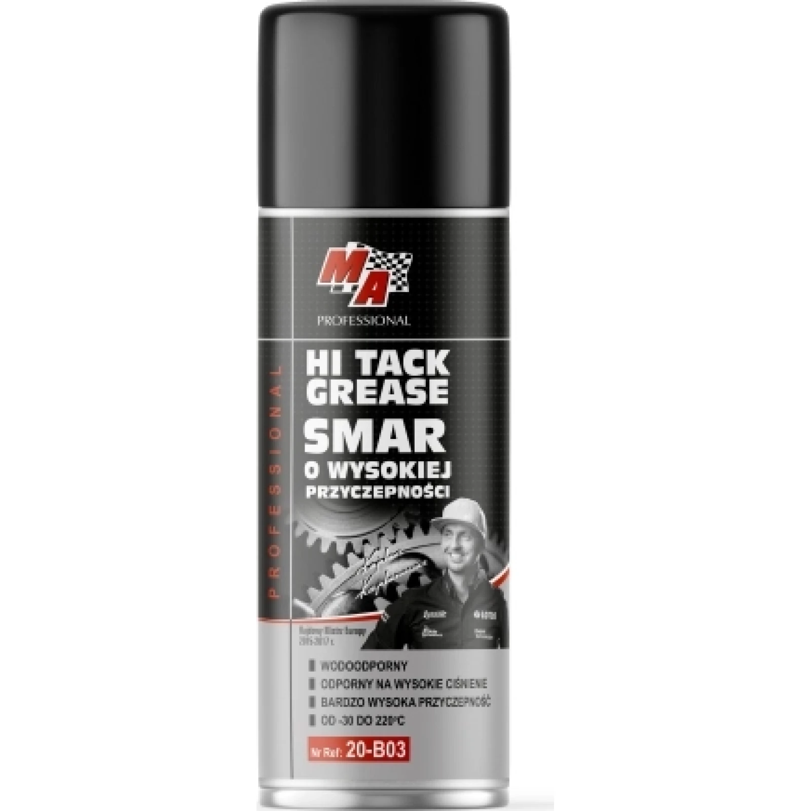 MOJE AUTO AMT20-B03 Hochhaftendes Fett 400 ml, -25 °C bis +220 °C