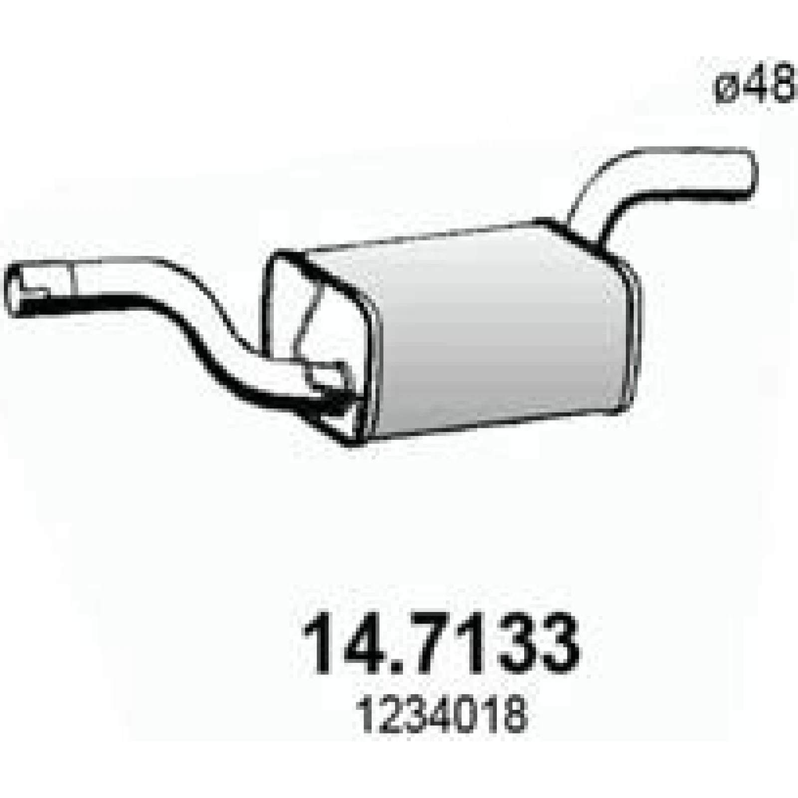 Endschalldämpfer 14.7133