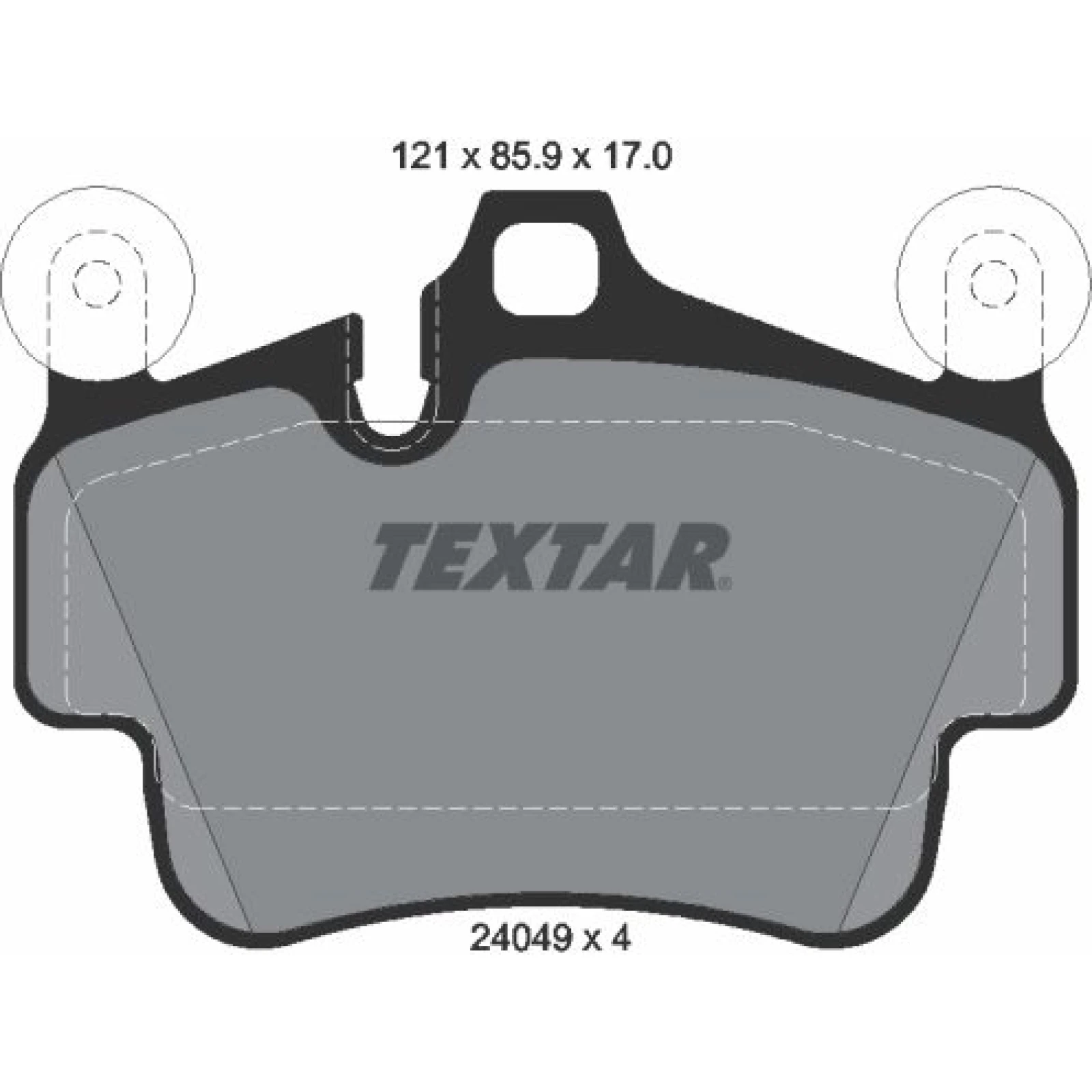 Bremsbelagsatz Porsche T./P. 911 (997) 04-/Cayman 04 2404901