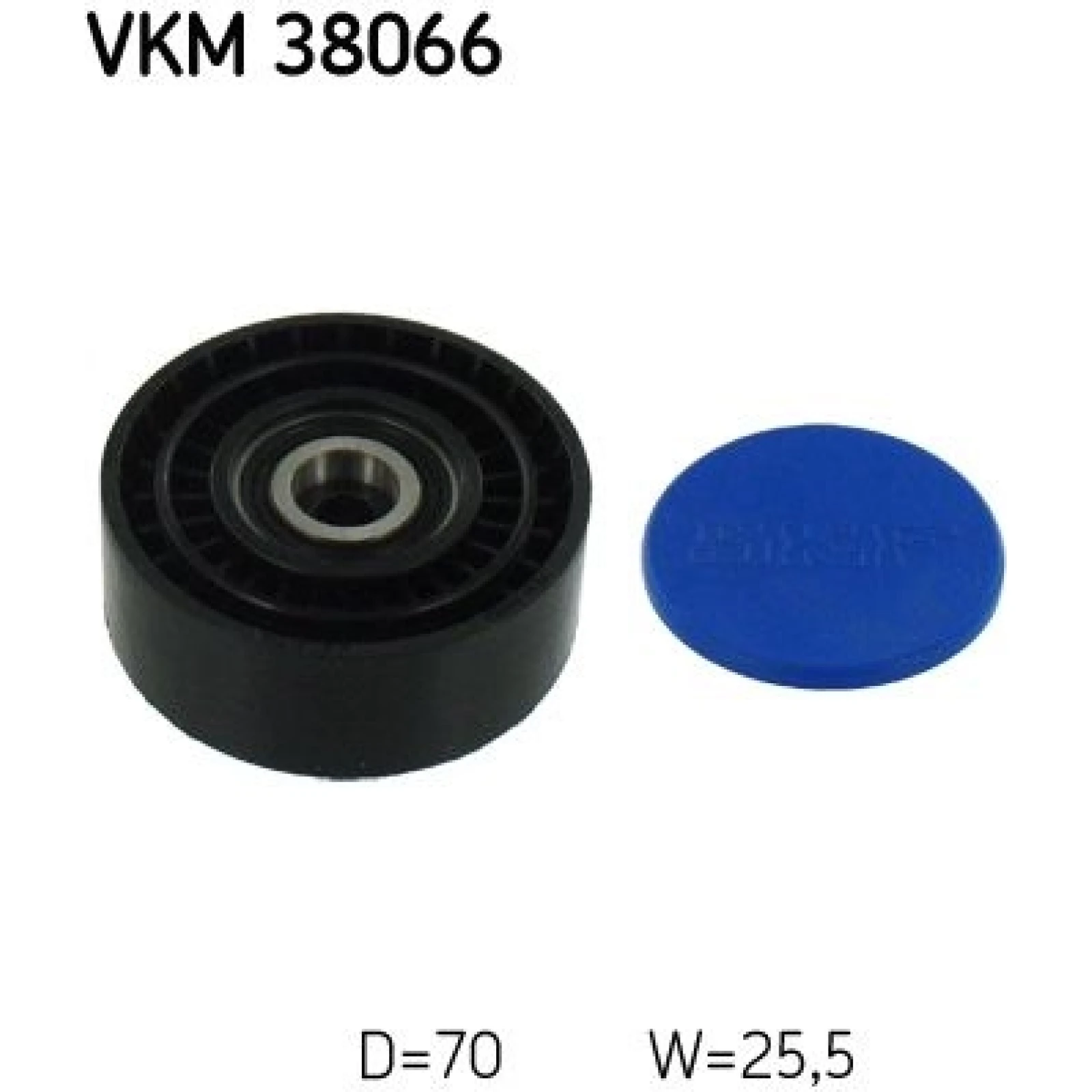 Spannrolle Nebentrieb VKM 38066