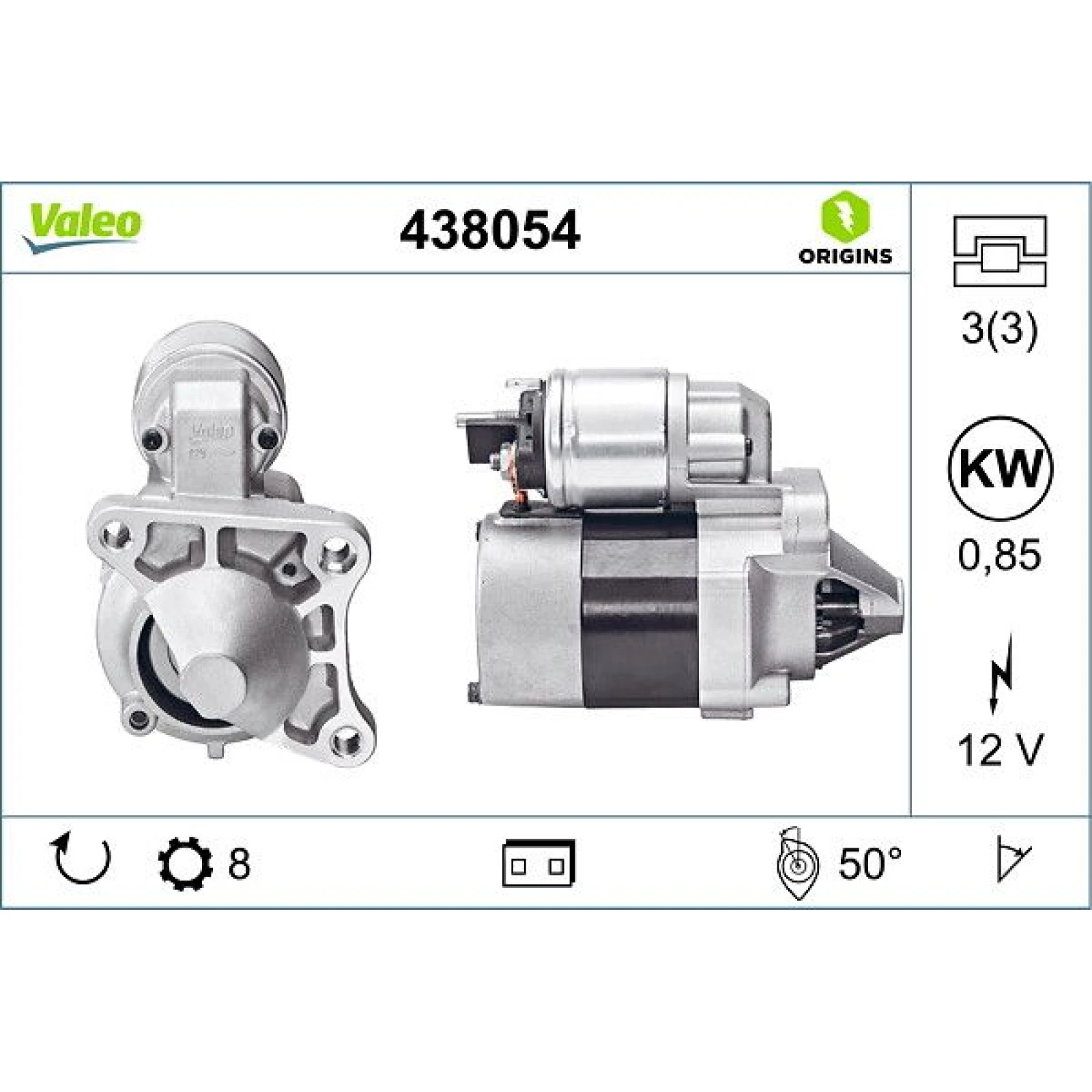 Anlasser 438054