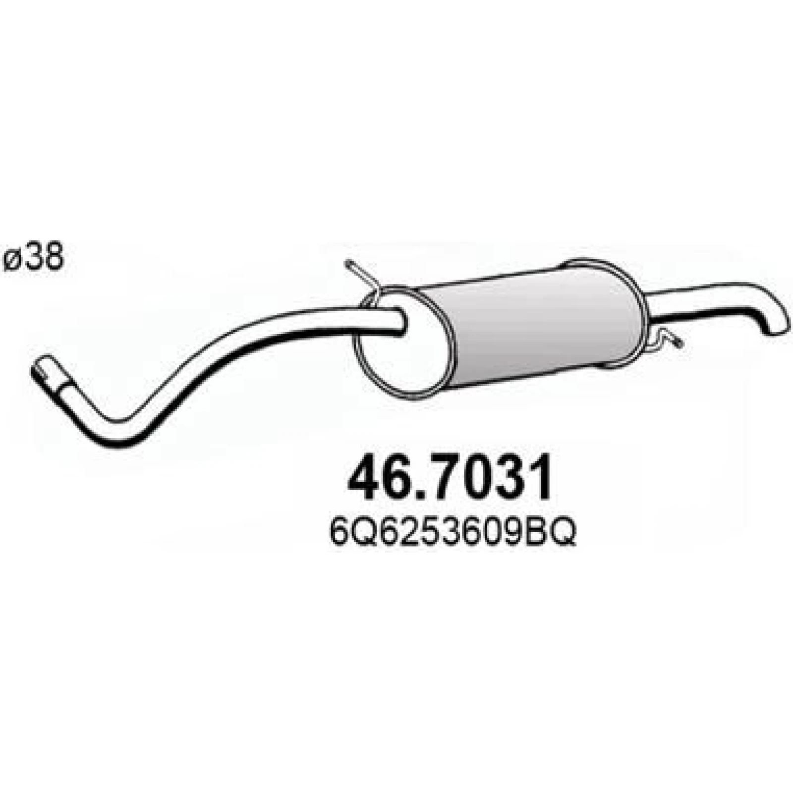 Endschalldämpfer 46.7031