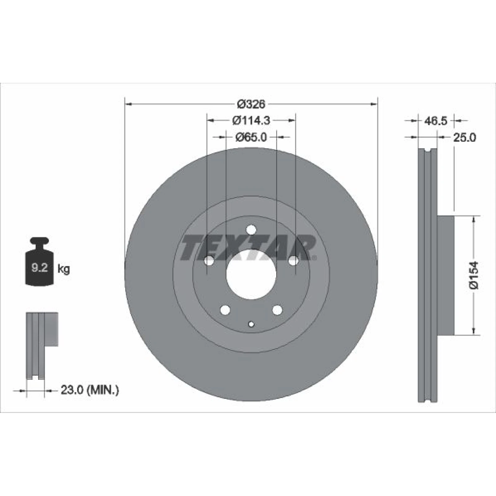 Bremsscheibe 92337603