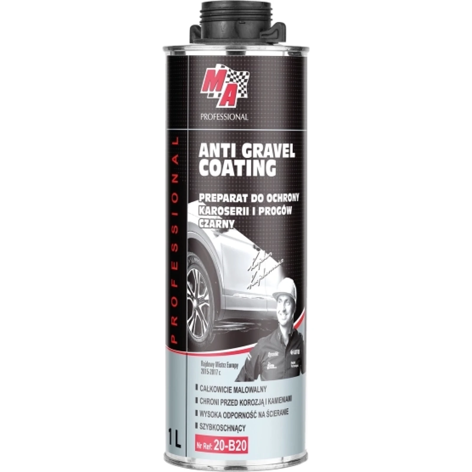 MOJE AUTO AMT20-B20 Steinschlagschutz 1 Liter für Spritzpistole