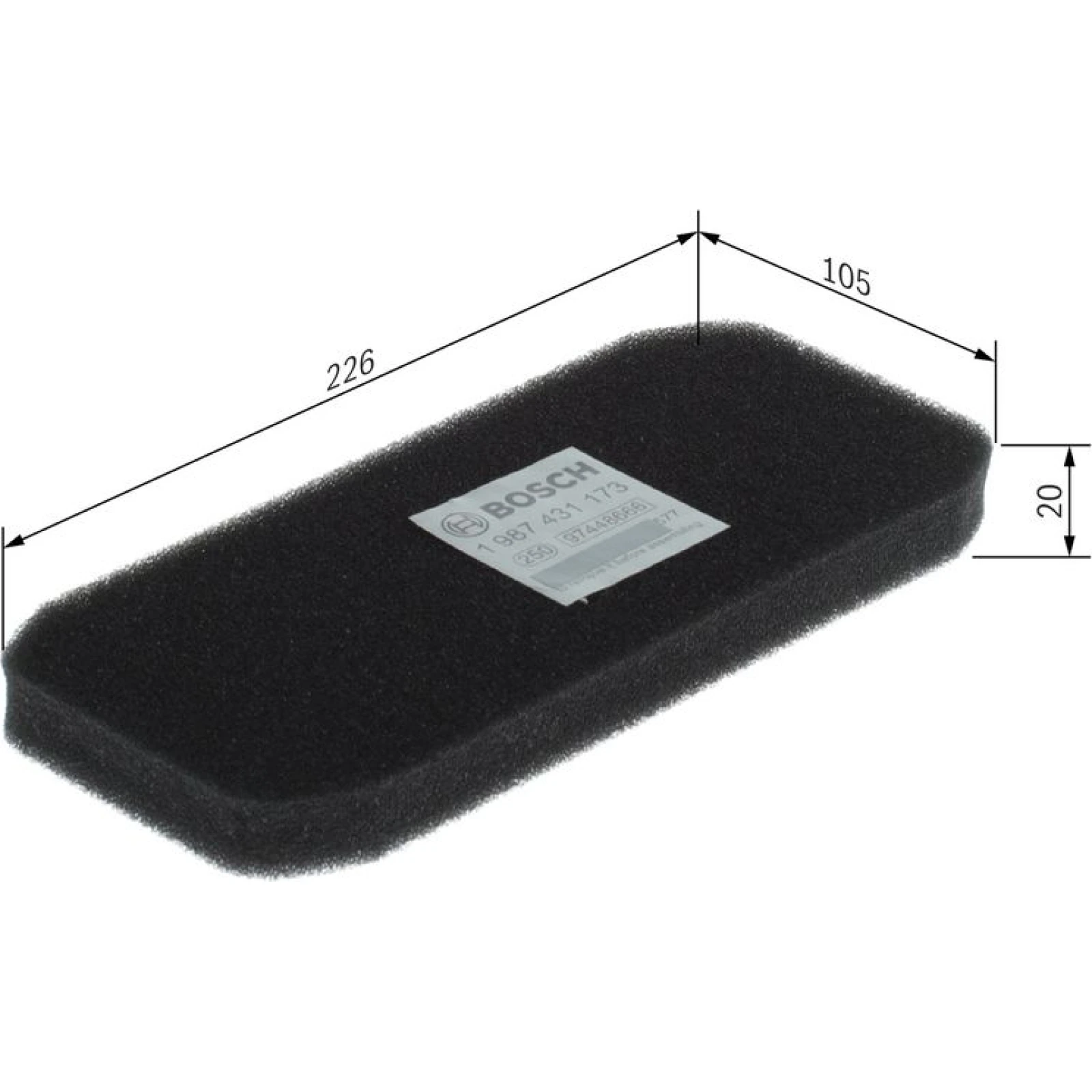 Bosch Innenraumfilter 1987431173