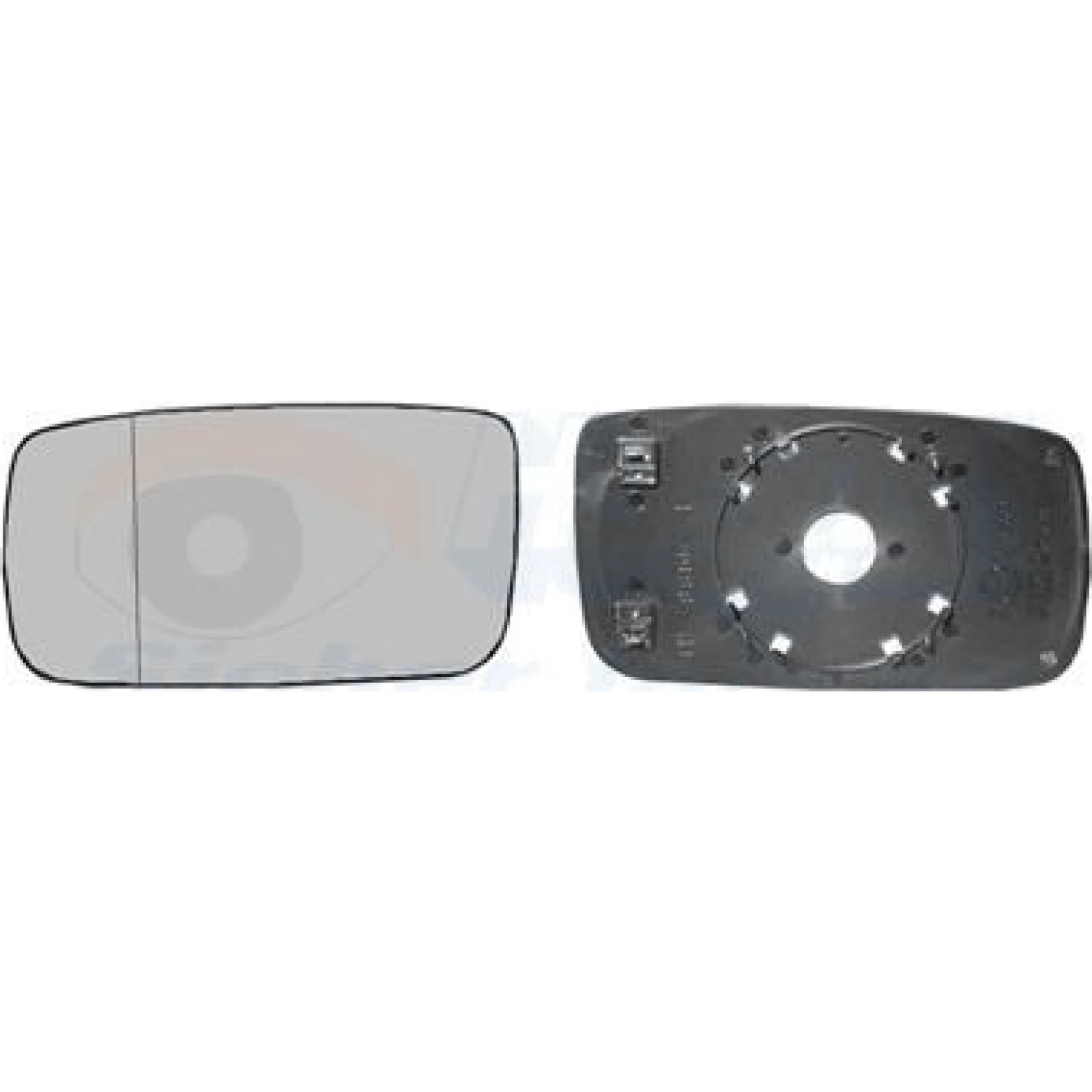 VAN WEZEL Spiegelglas, Außenspiegel 5979836