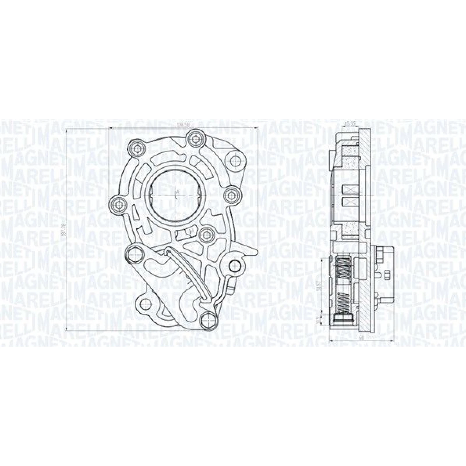 MAGNETI MARELLI Ölpumpe 351516000106